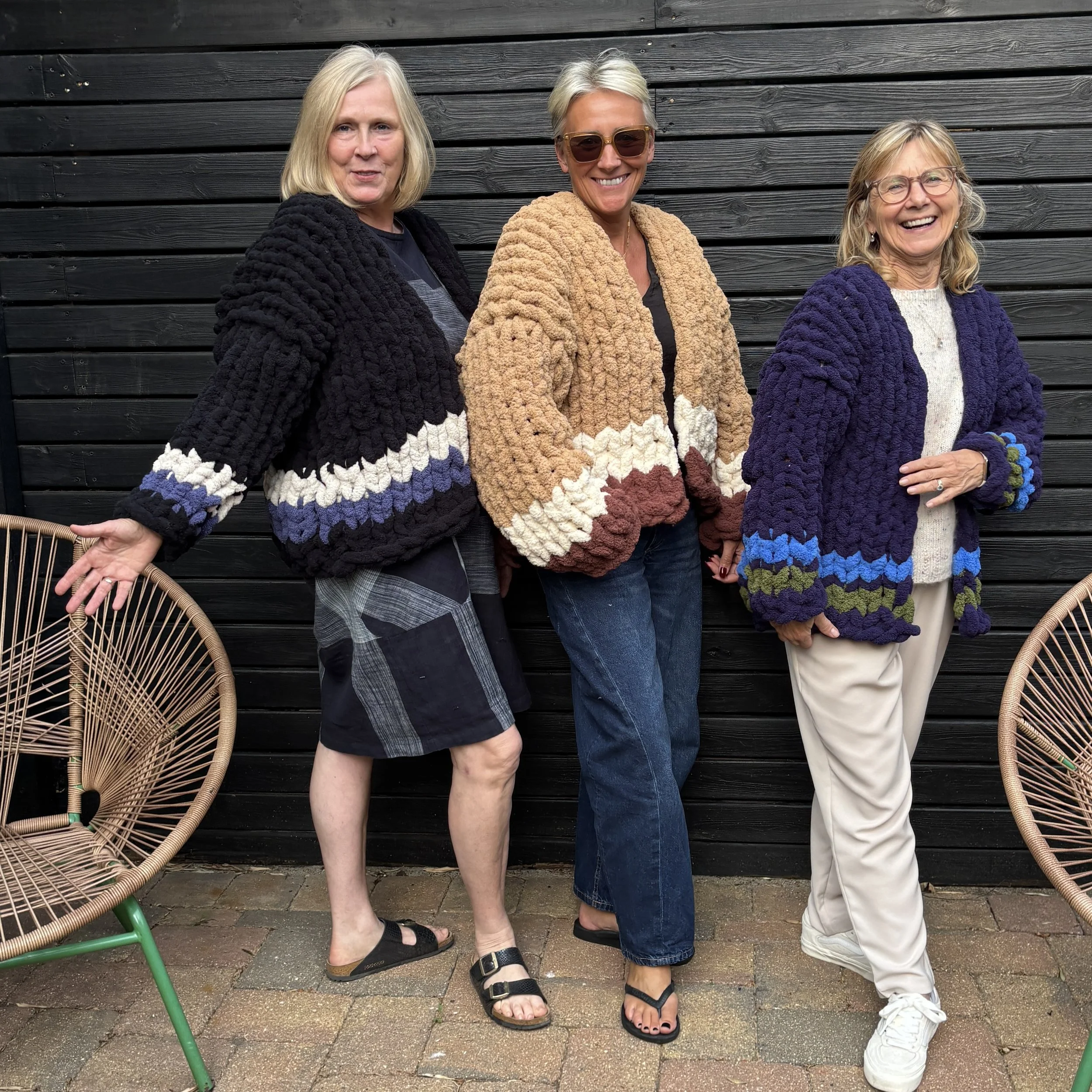 cocoon&me studio brighton jumbo knit cardi workshop