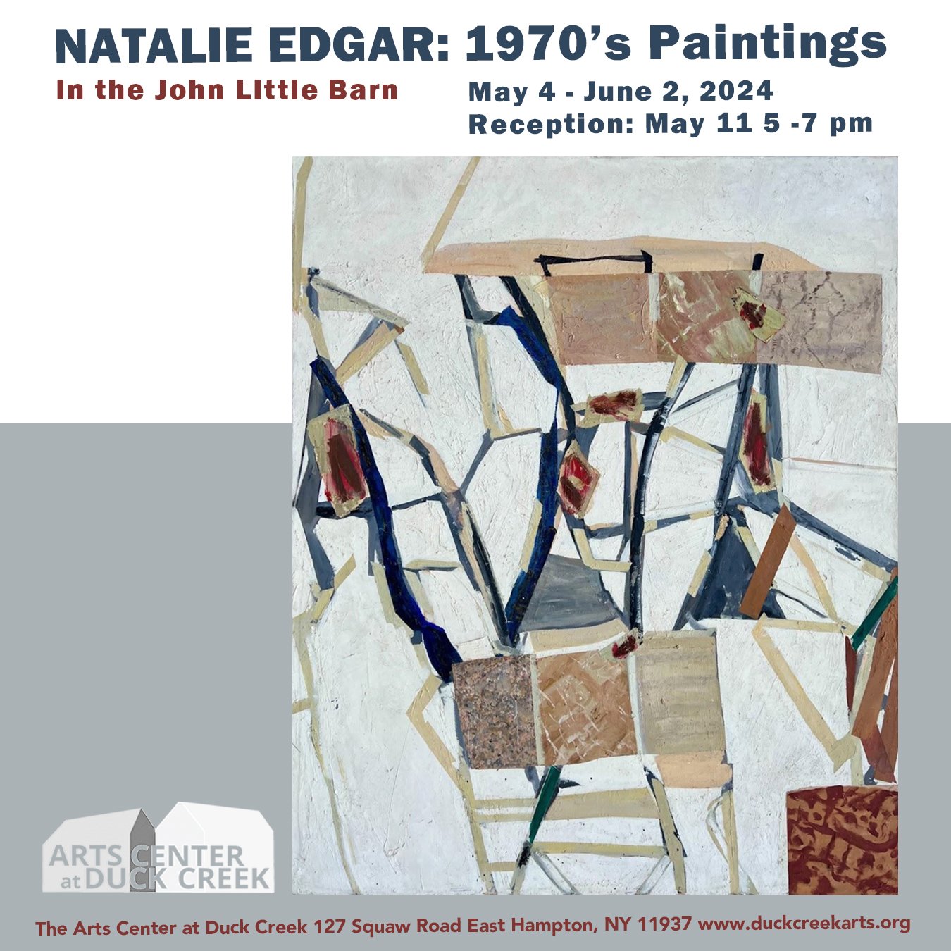 NATALIE EDGAR: 1970’S PAINTINGS  