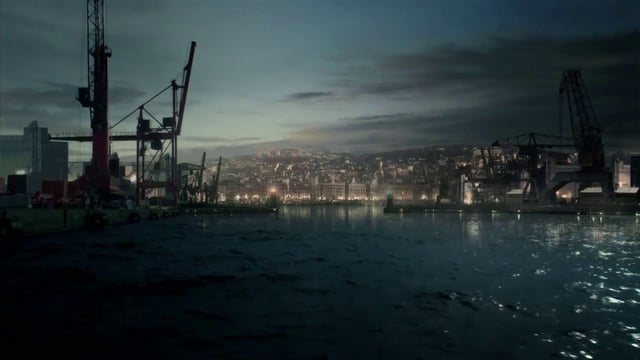 On the docks