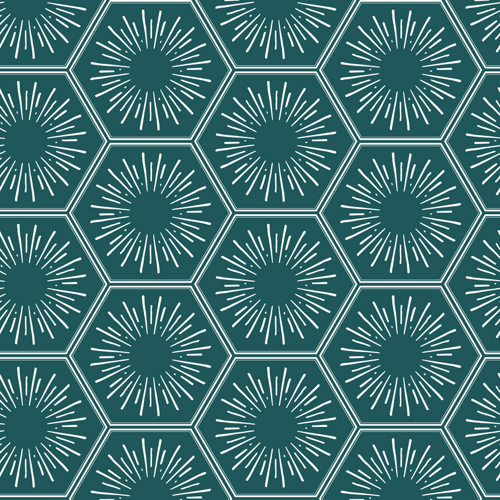  Hello Sunshine in Jade, from Tempaper’s Fresh Pressed Collection  Photo Source: Tempaper 