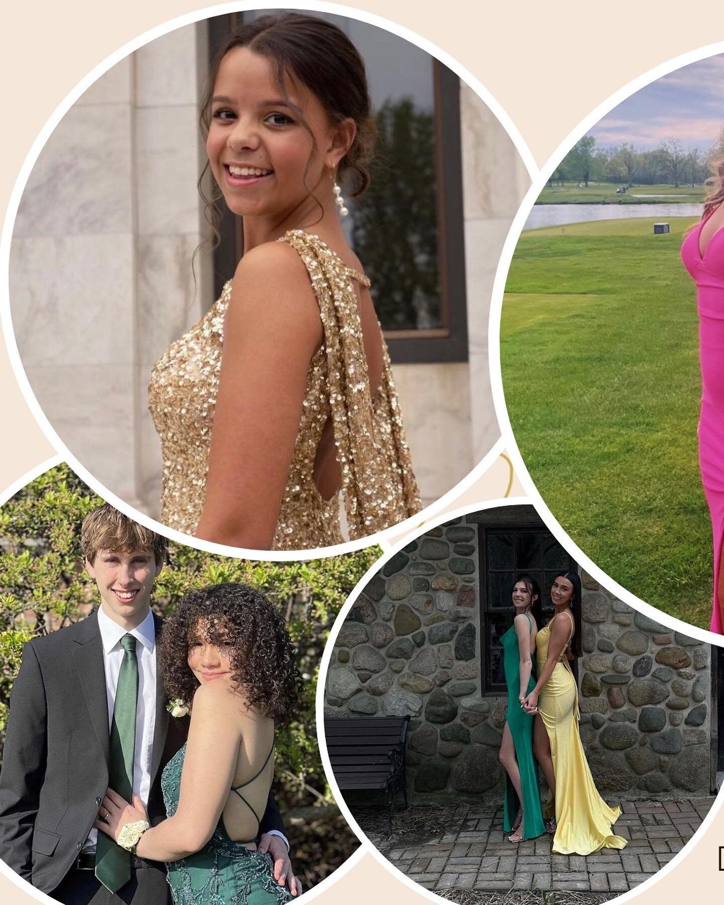 More snapshots of our prom cuties!!! You guys were all amazing to work with this season and look so good in these gowns!! Thank you for choosing to shop with us for this important dress! Hope your prom was memorable 💕