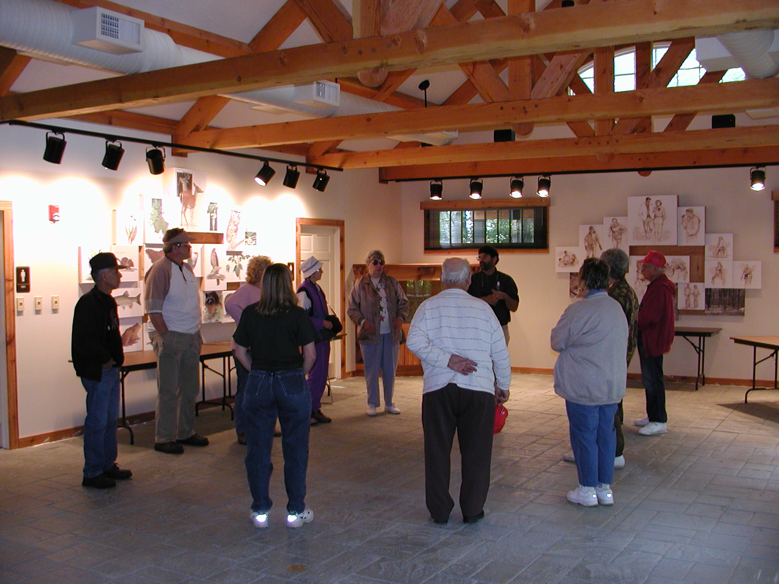 Interior of the Amherst Beaver Creek Visitor Center