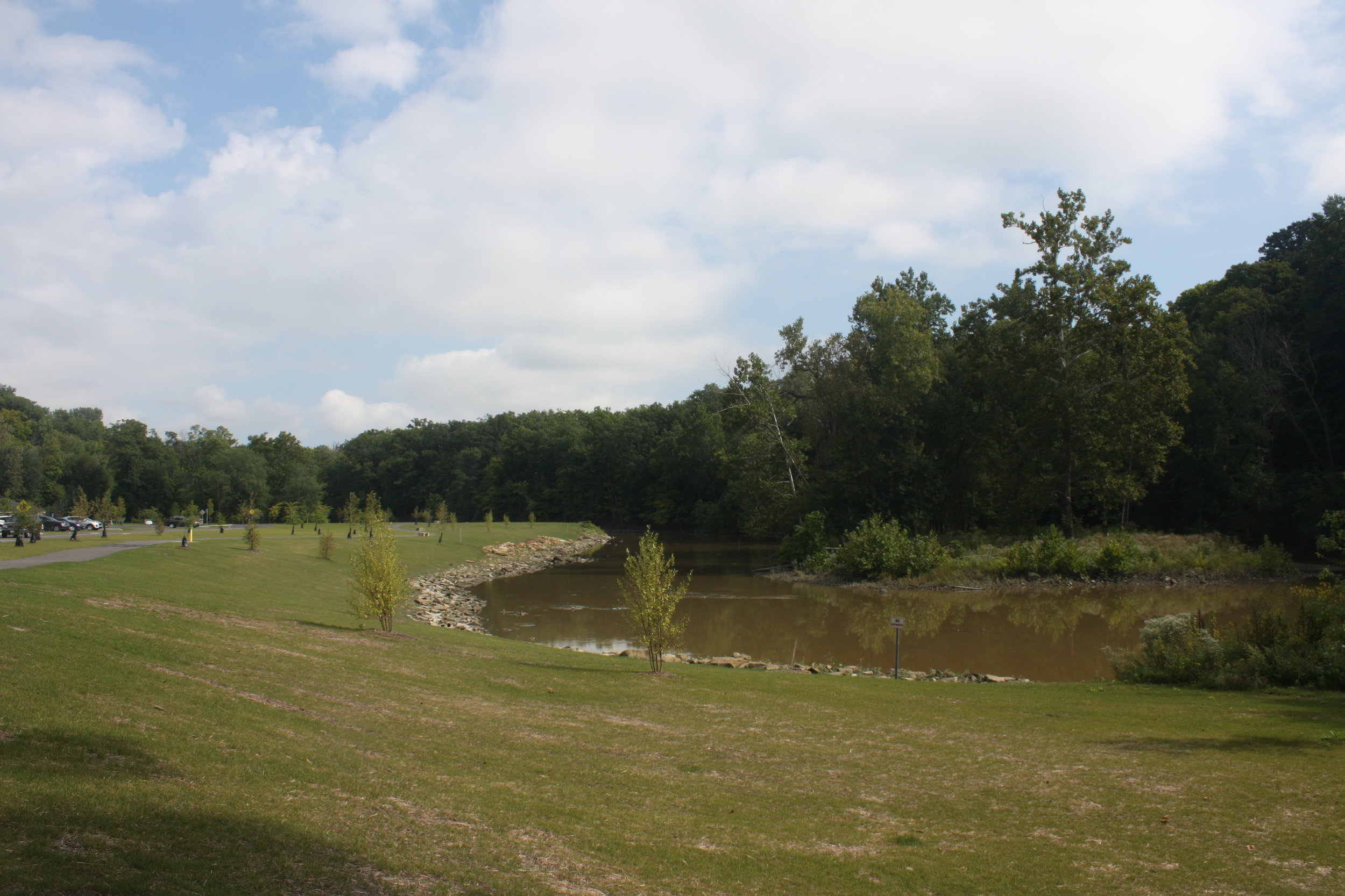 View of the Black River from the main park entrance area (looking northeast)