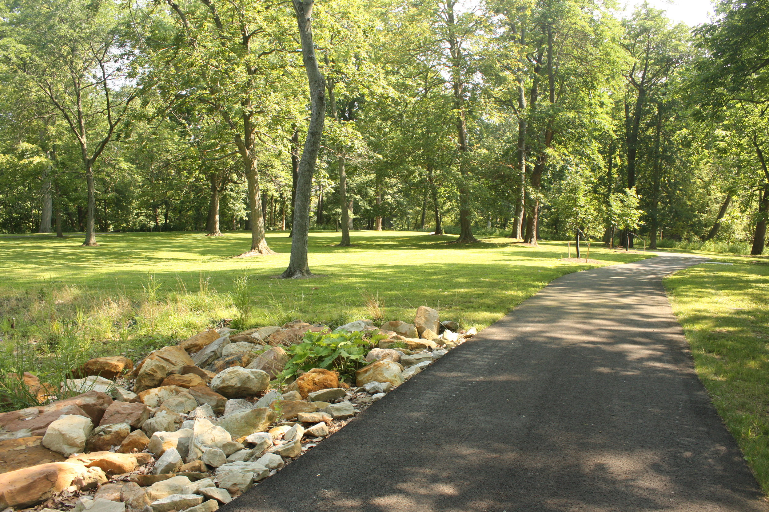 Walking trail at the 19 Acres Picnic Area