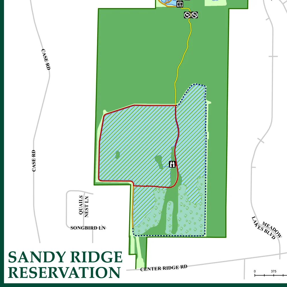 Sandy Ridge Trail Map Sandy Ridge Reservation — Lorain County Metro Parks
