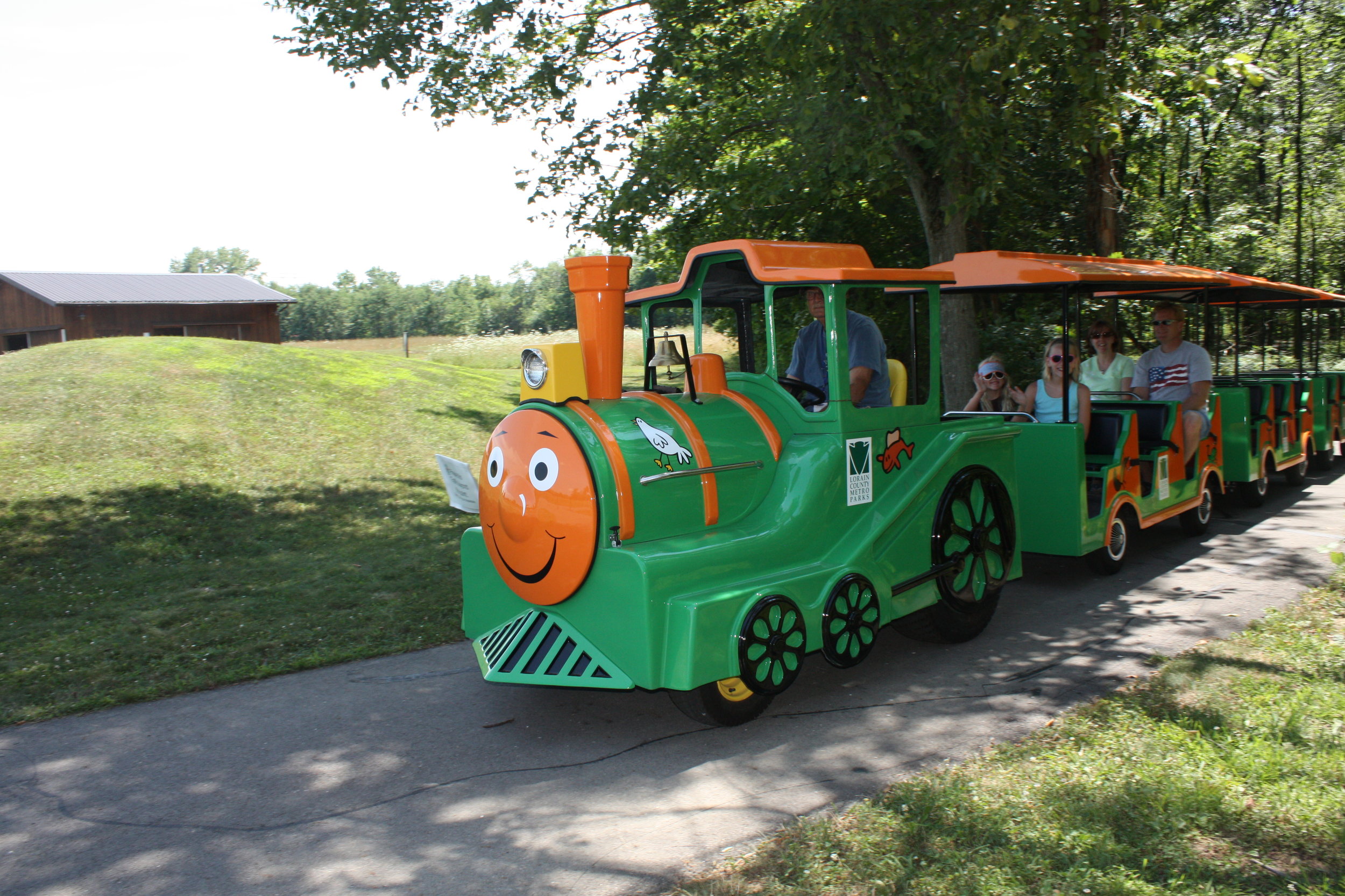 The Little Green Choo on the Nature Discovery Trail