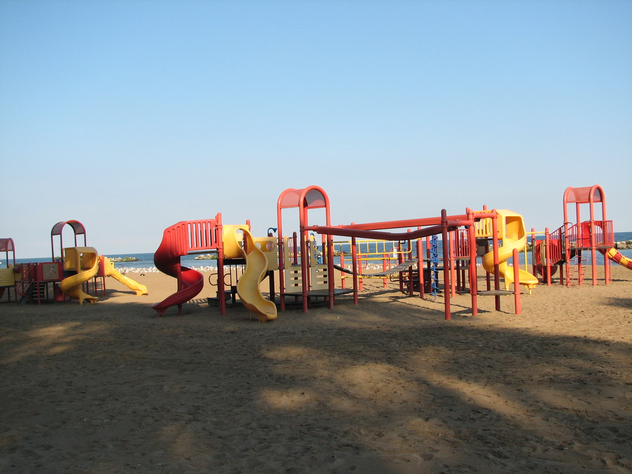 Beach playground at Lakeview Park