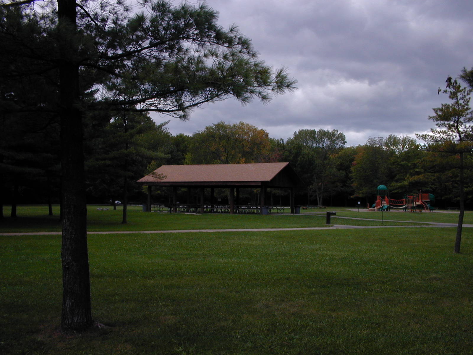 Pine Tree Picnic Area shelter and playground