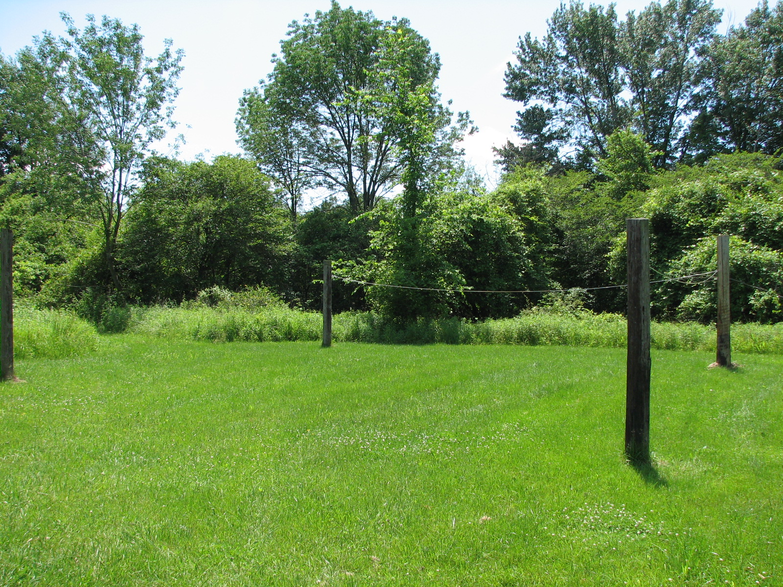 Hitching post at Charlemont Reservation