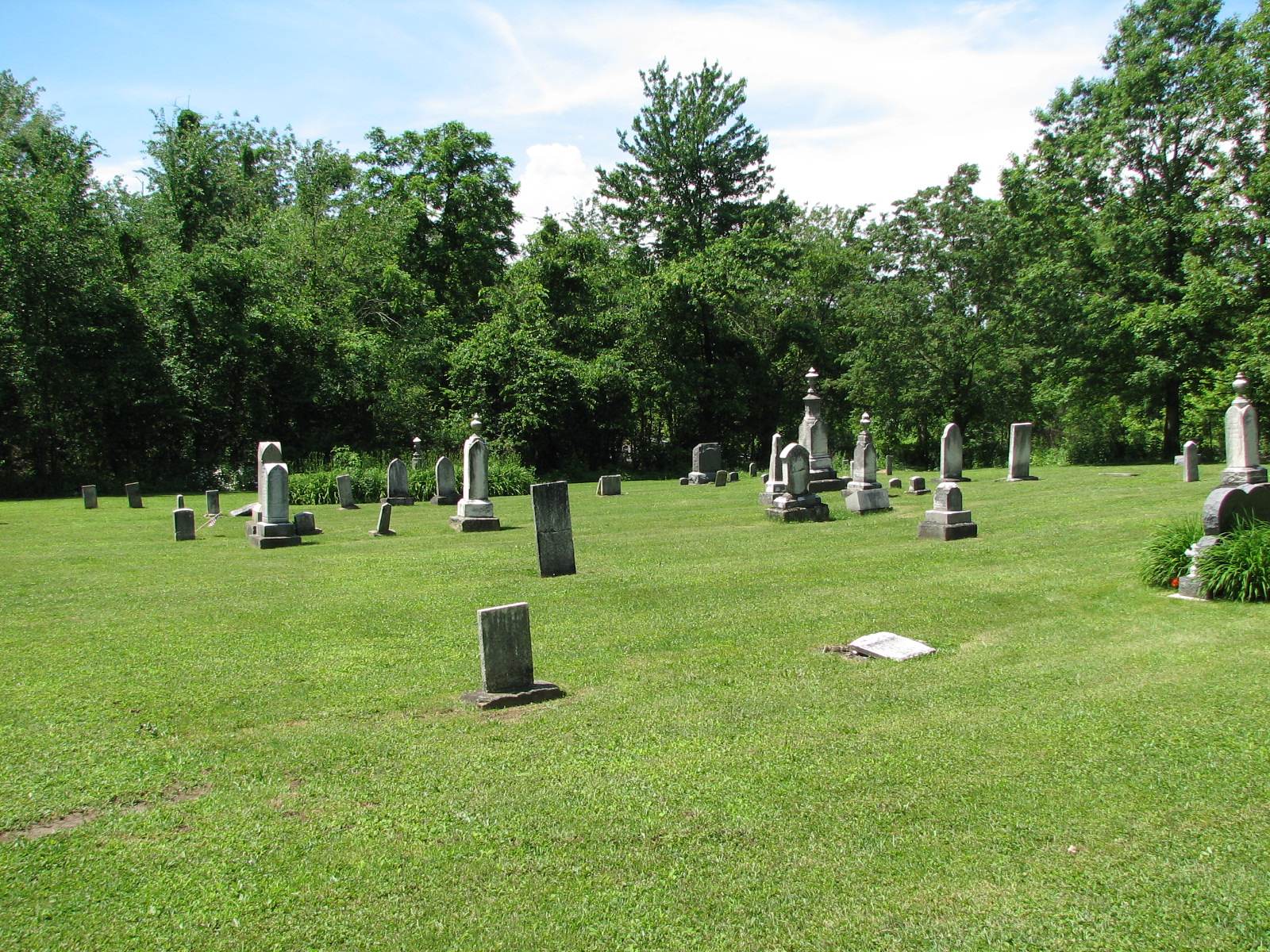 Cemetery at Charlemont Creek