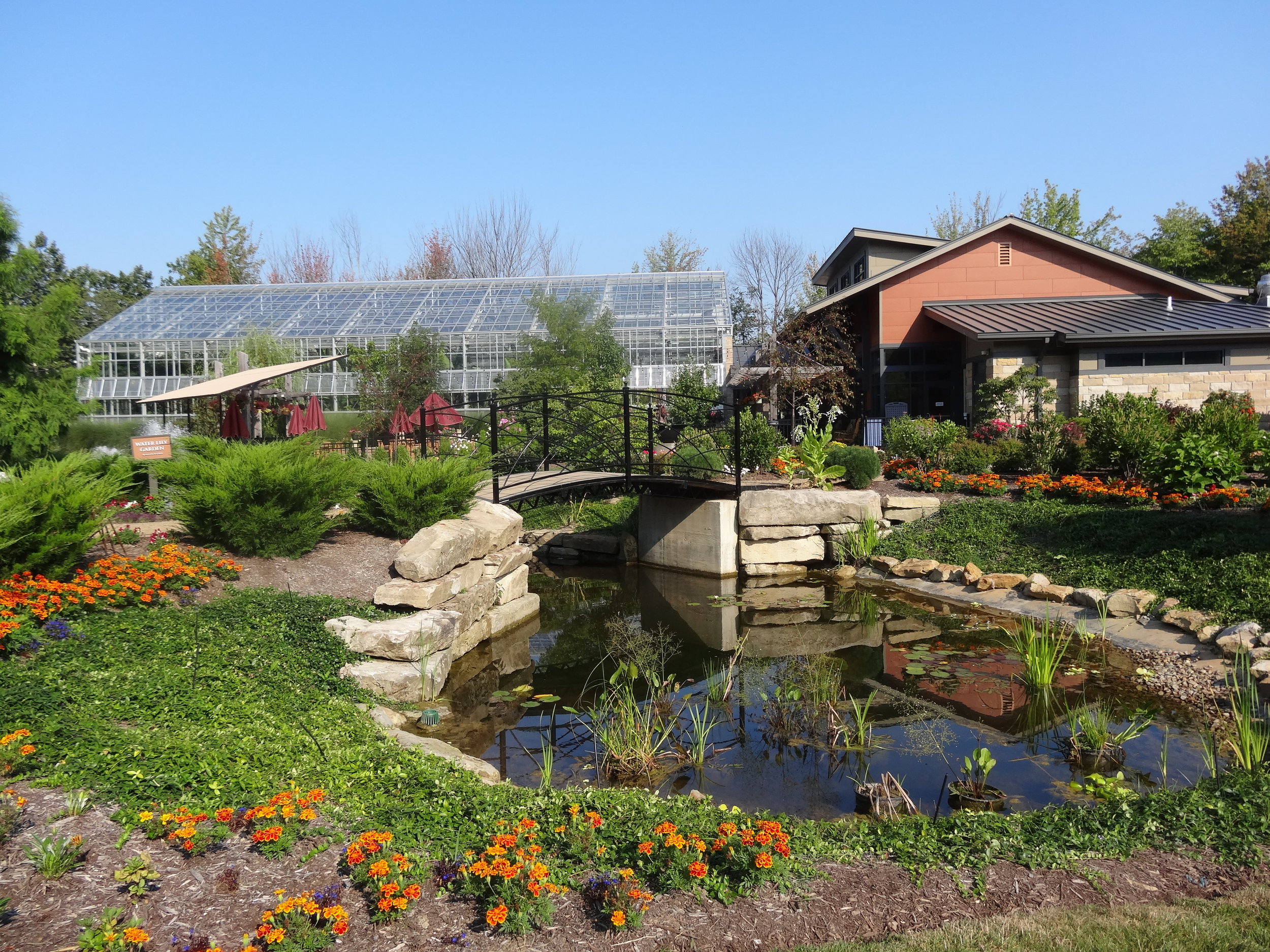 Outdoor garden at Miller Nature Preserve