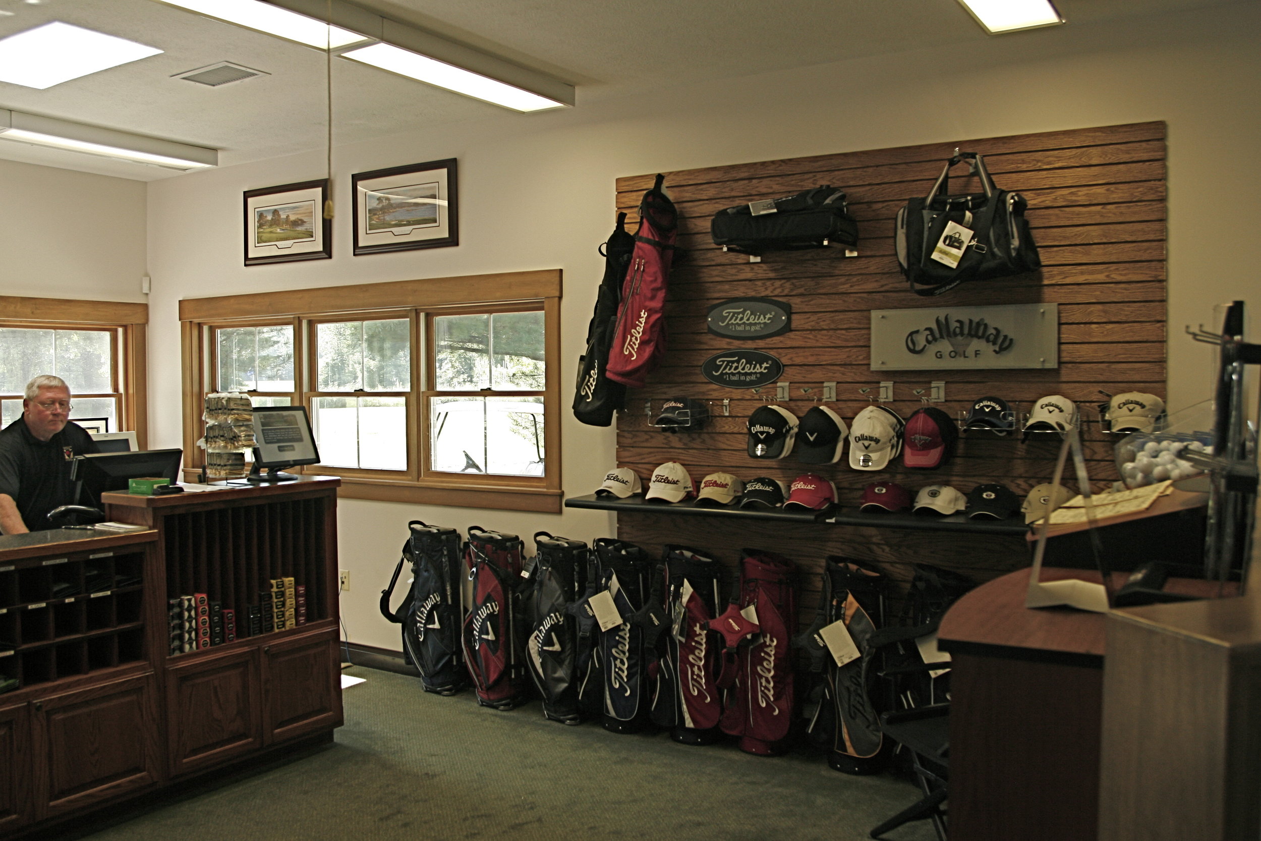 Pro Shop located inside the Frank Horvath Clubhouse