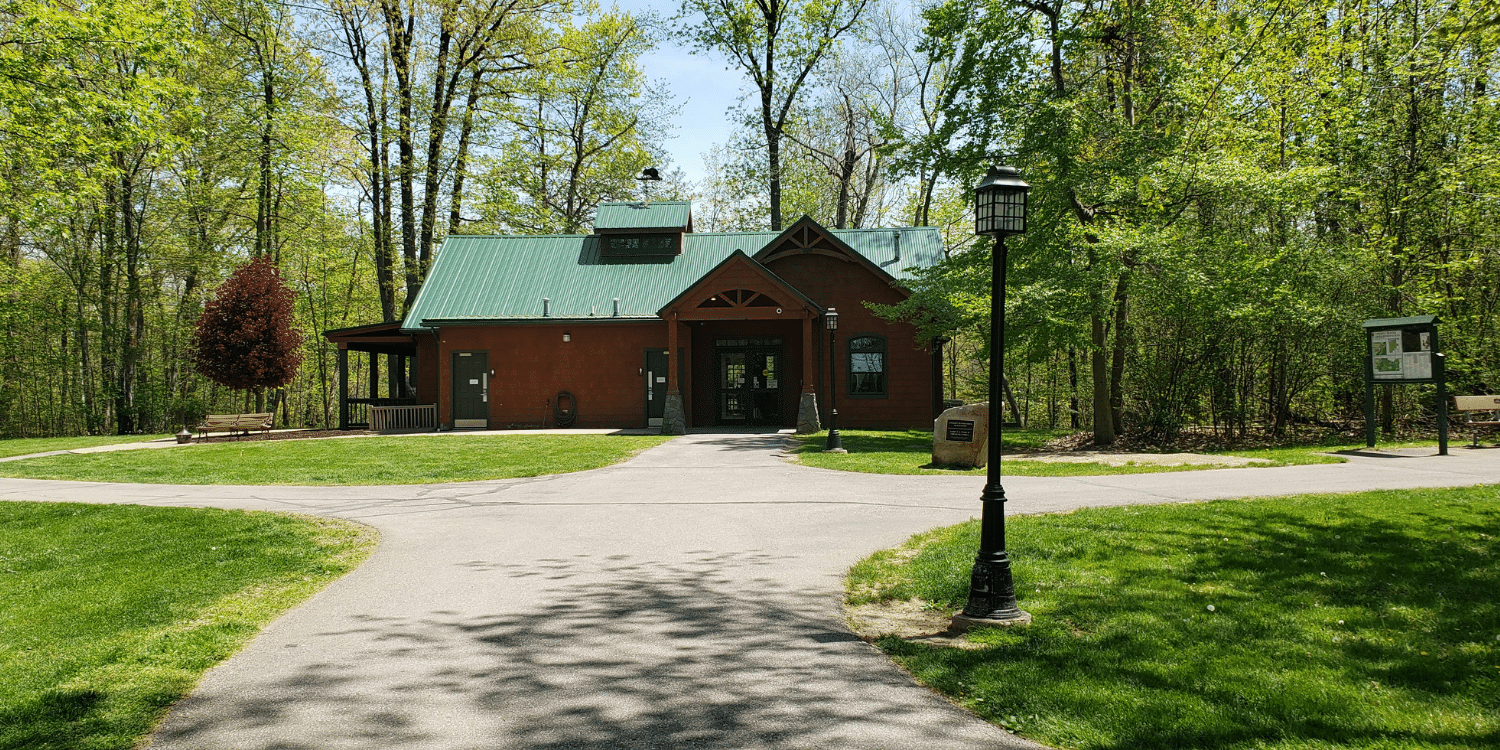 Exterior of the Amherst Beaver Creek Visitor Center