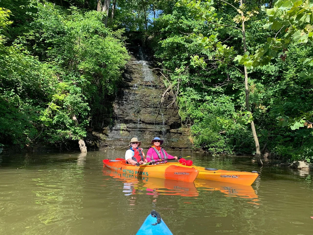 Kayakers enjoying the Black River