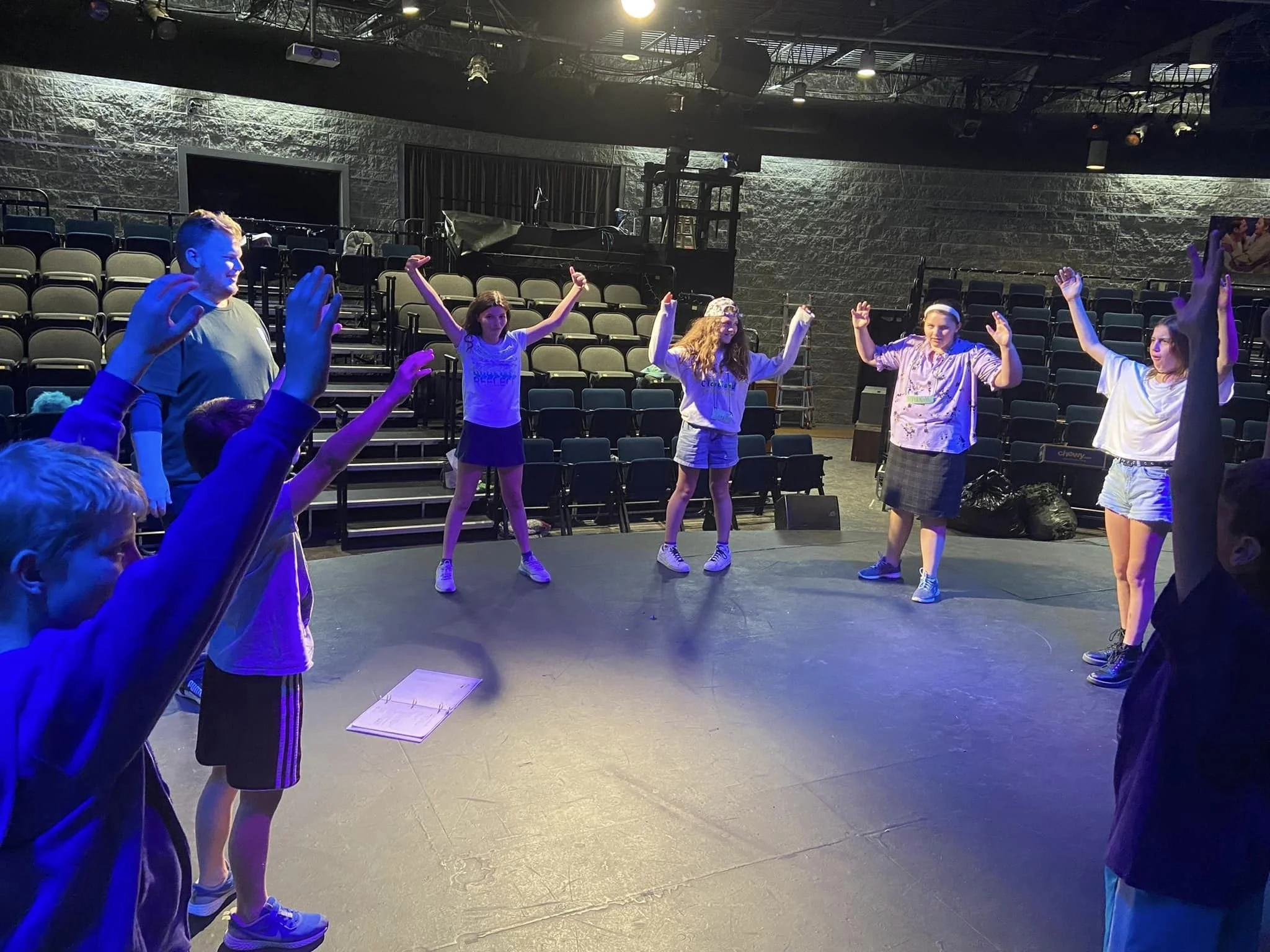 Campers at Theatre Camp