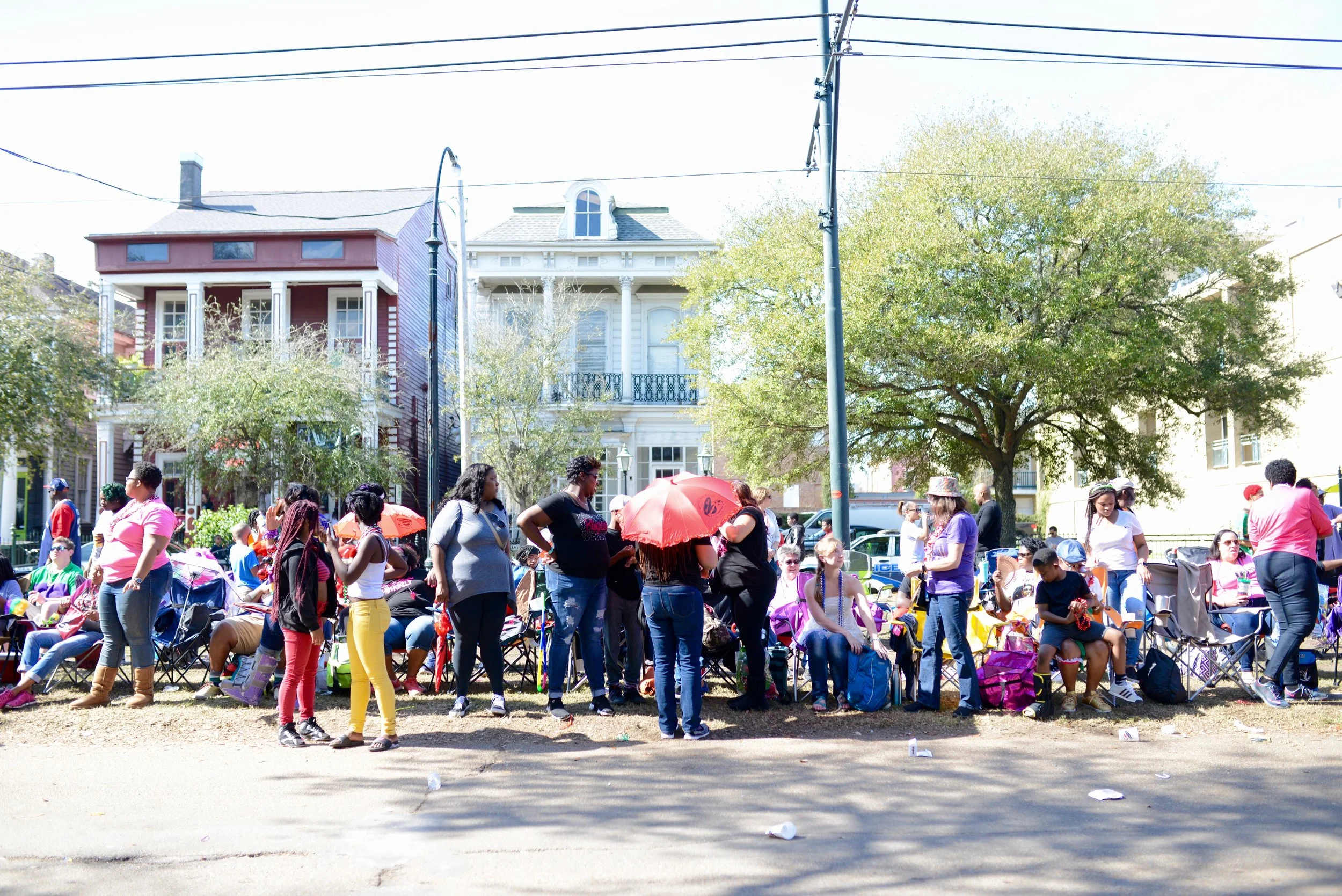 St Charles Ave, Mardi Gras 2017