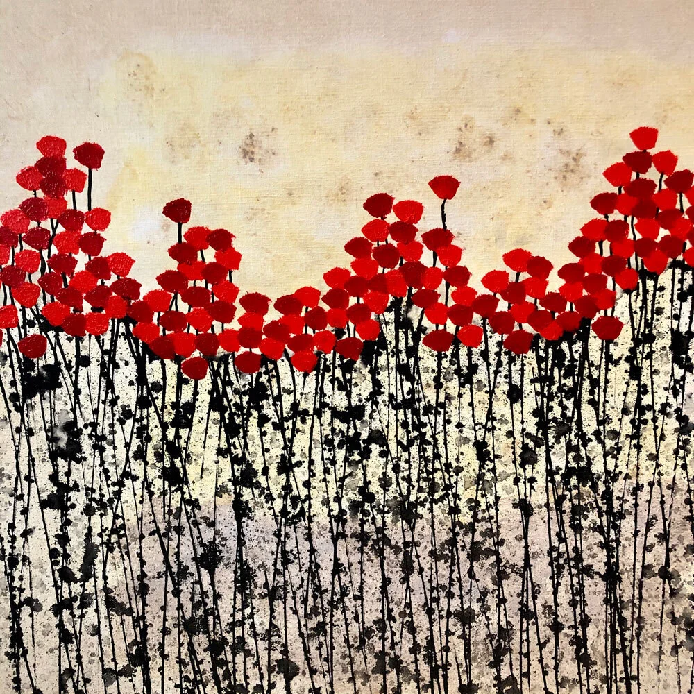 Red Flower Field Series