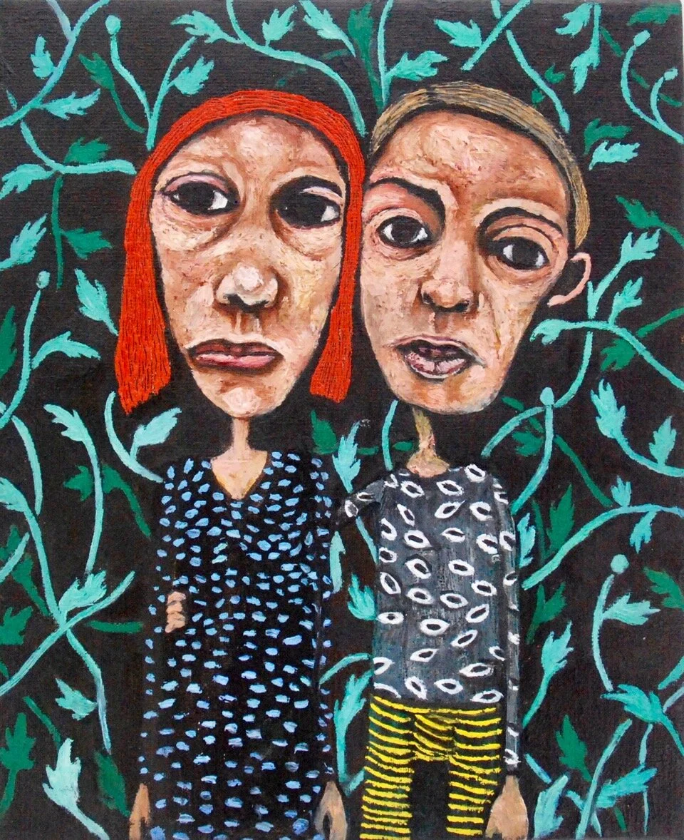 ZT Standing Together 30x25cm 11x10ins $1000.jpeg