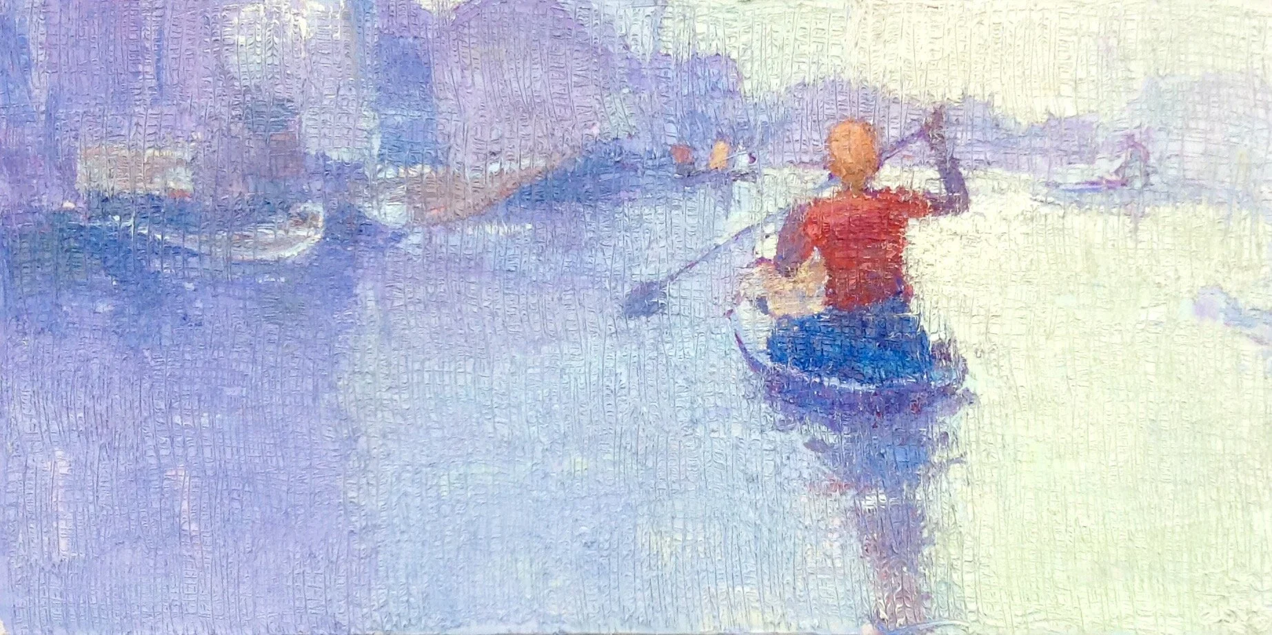 Get lost in the atmospheric paintings by Pita Ohewerei