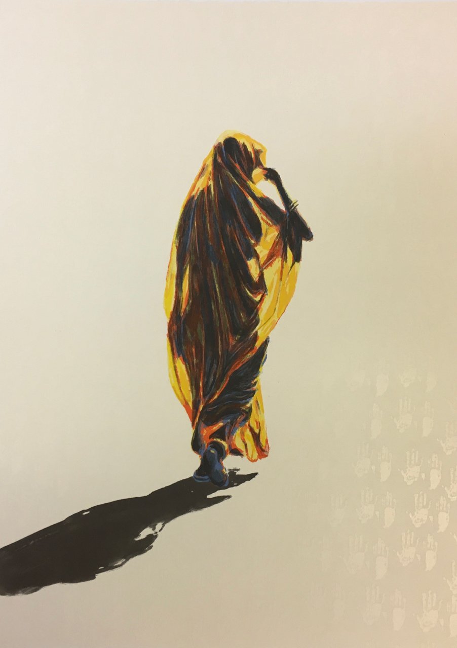  Indian Woman #Dipti  Relief series I (relief hand series I)  