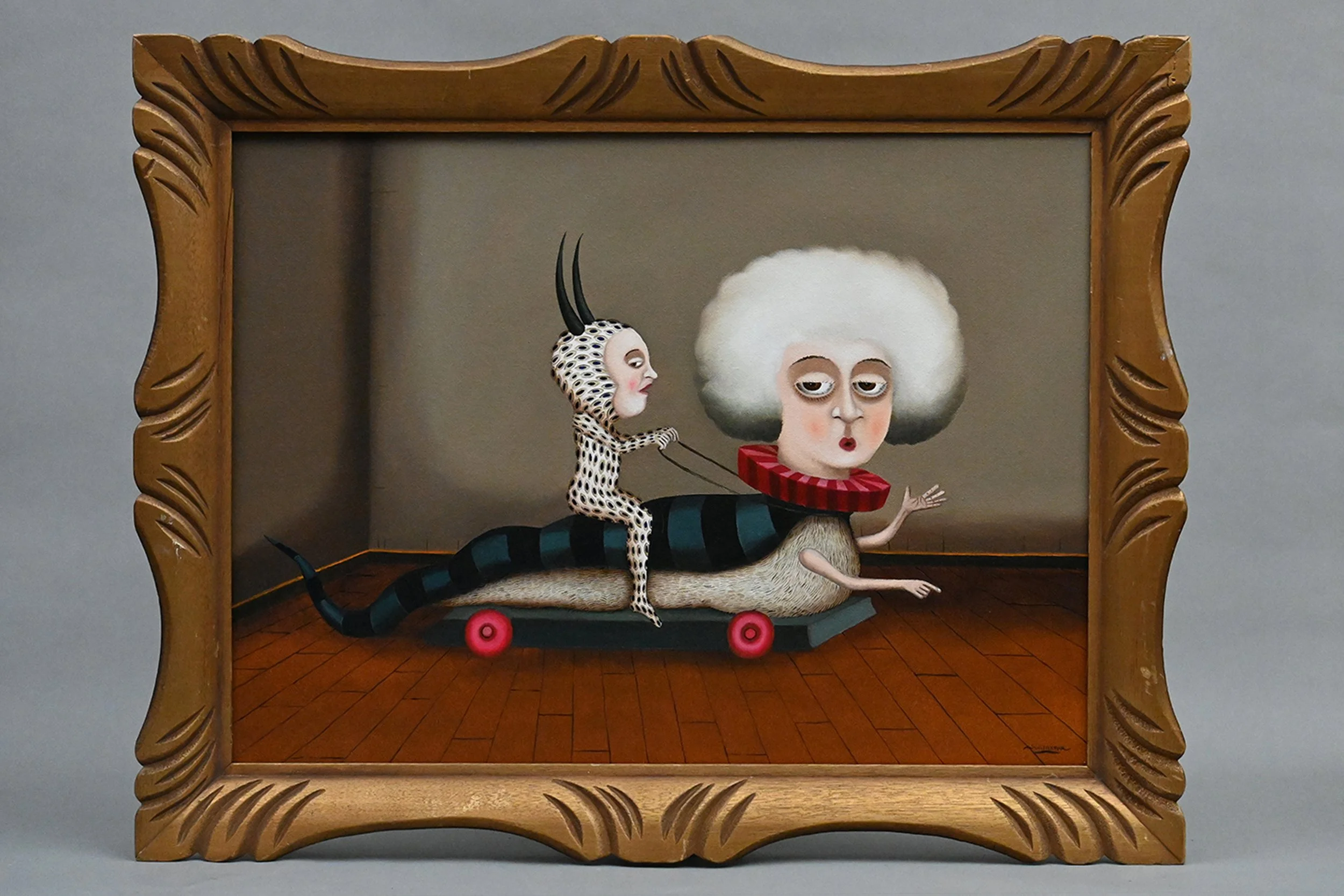 5.-El juego_18x24in_oil on canvas.JPG