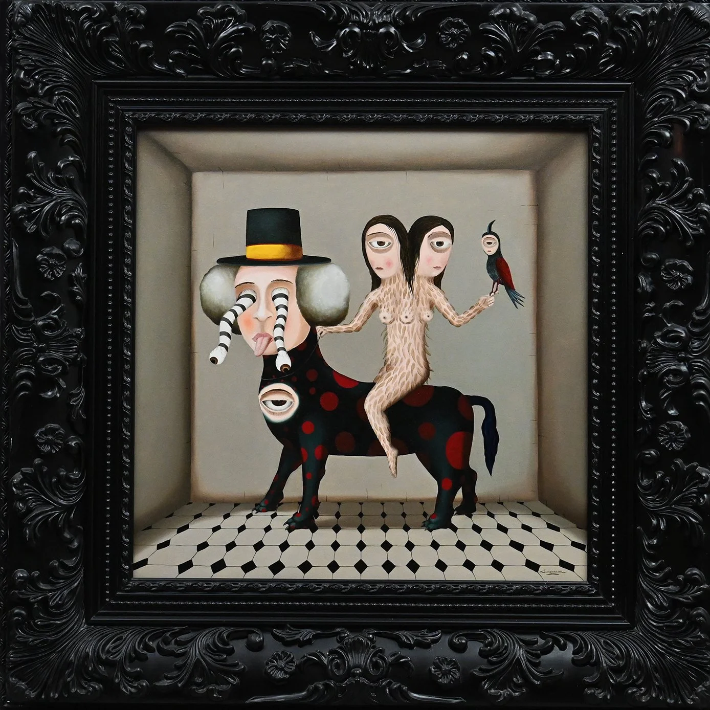 3.-Como una sola_23.5x23.5in_oil on canvas.JPG