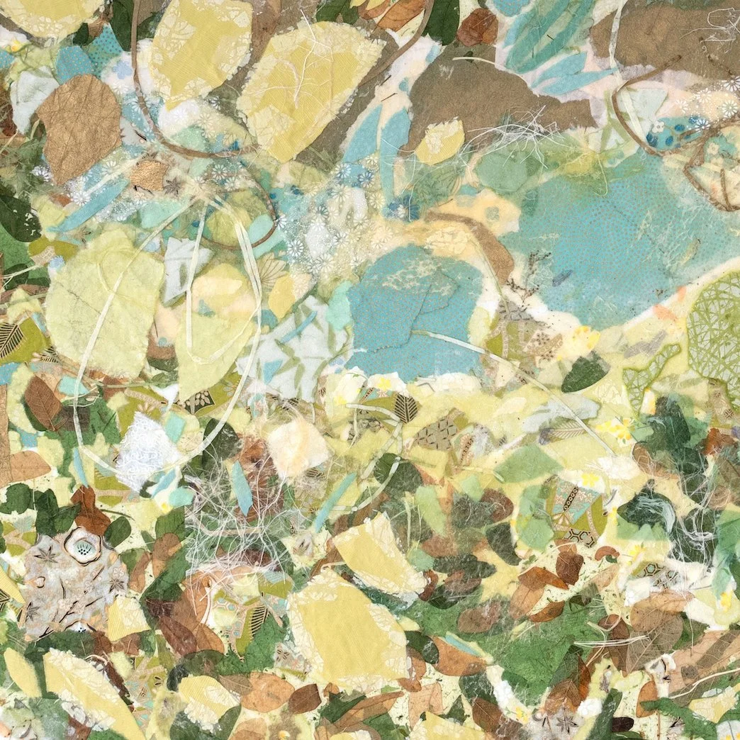 4. Detail_Mary Karavos_Central Park_40%22x40%22_(Imported Papers On Panel)adjusted.jpeg