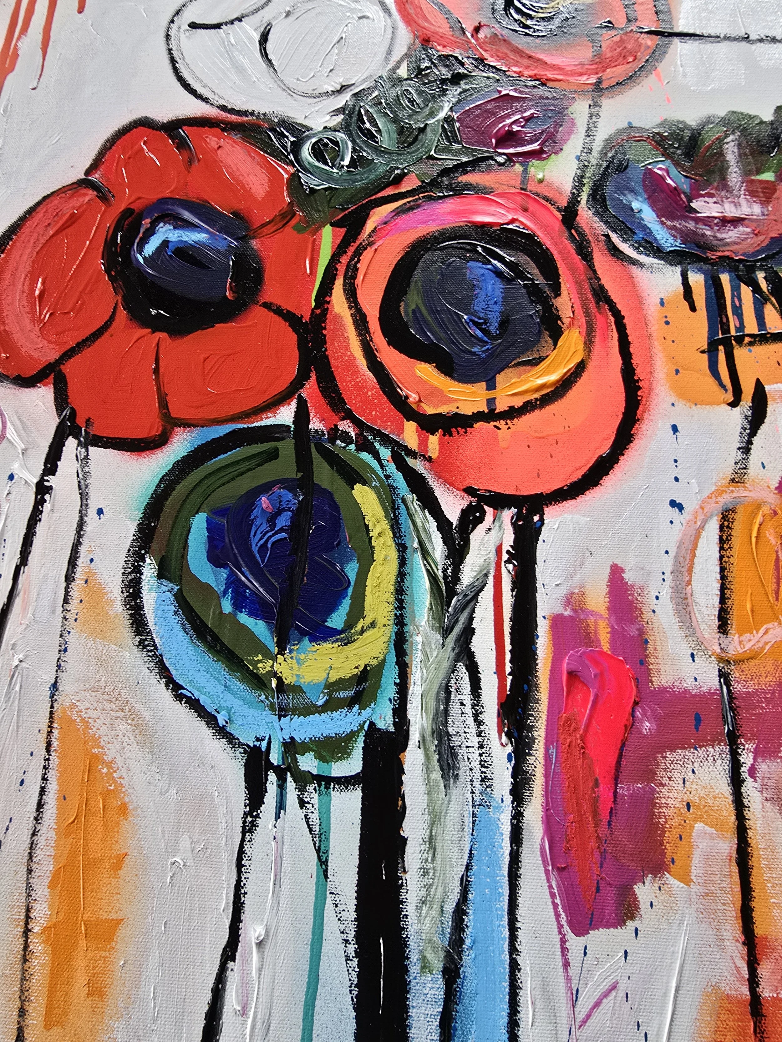 Poppies in Chaos 18x24 Details4.jpg