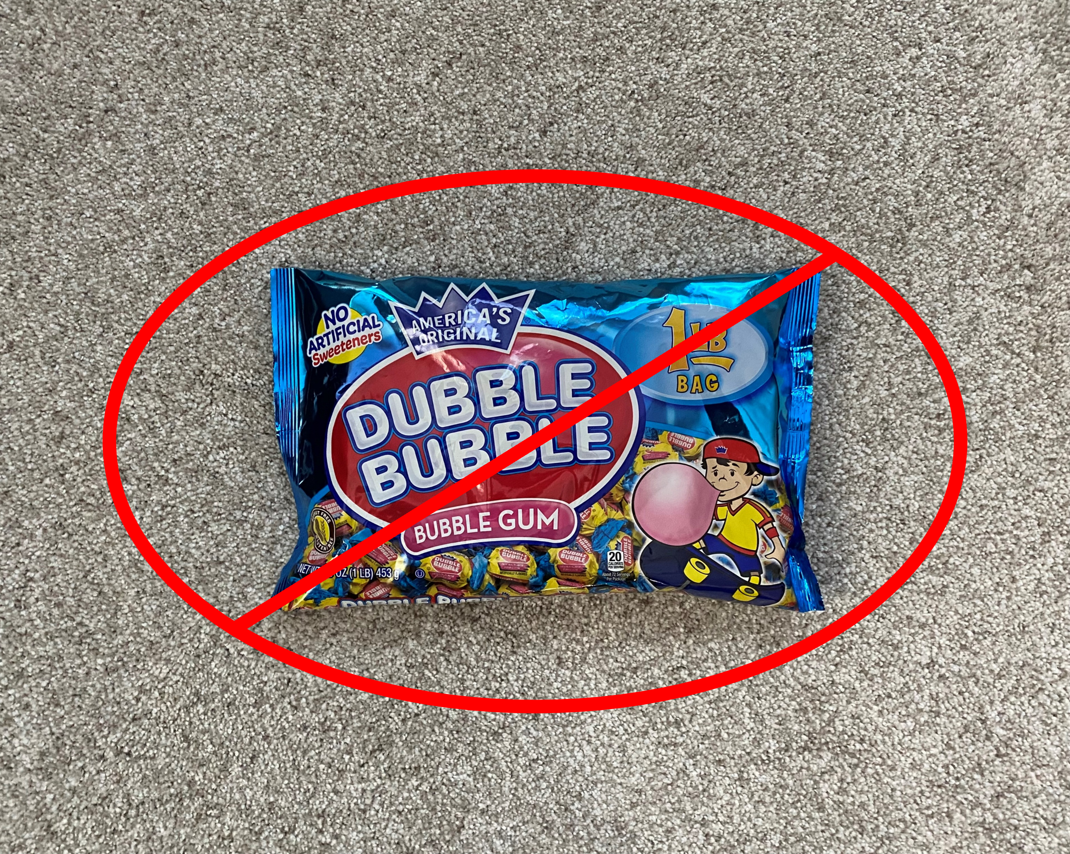 WALK. DON'T CHEW GUM.