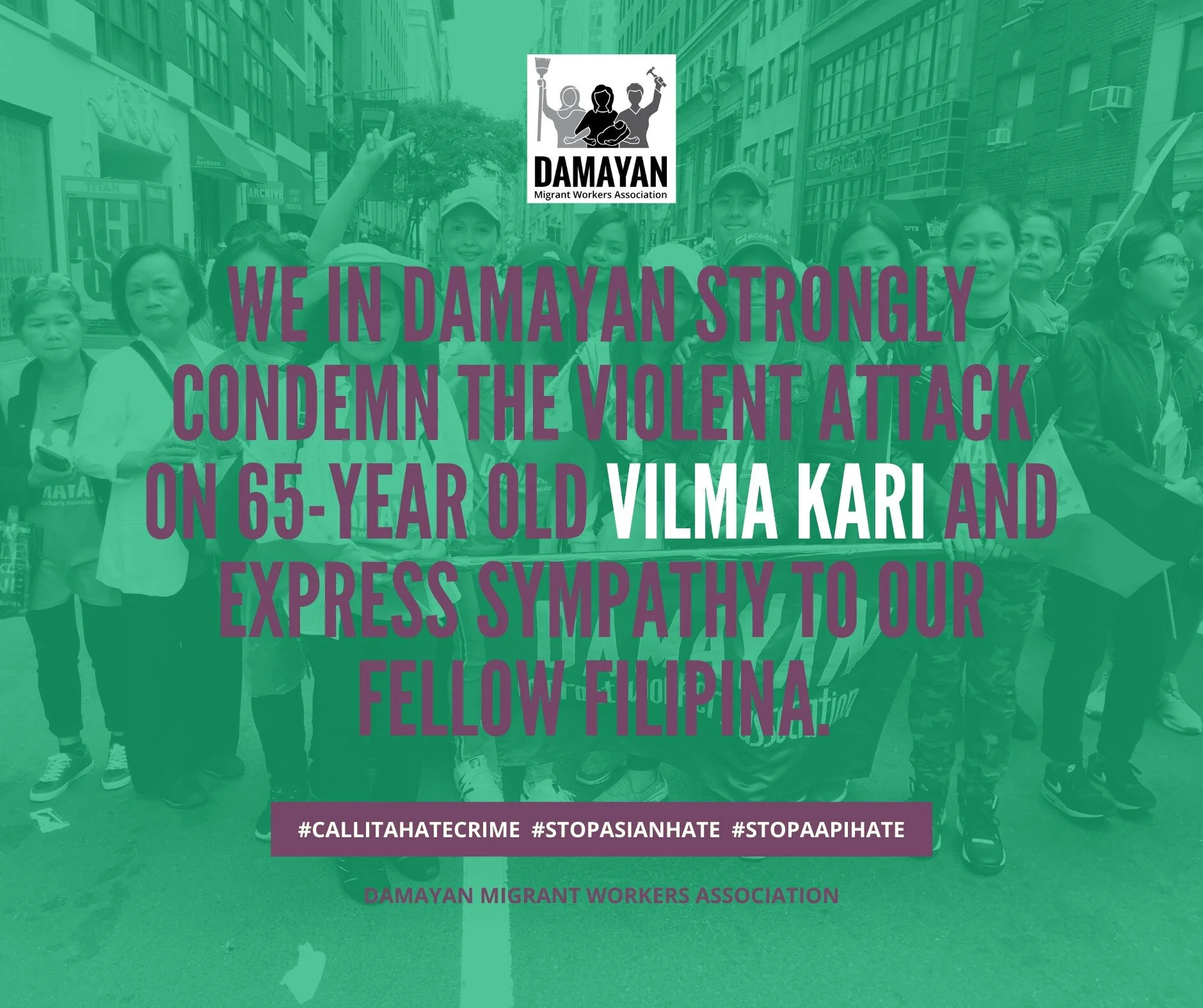 Damayan Statement On Anti-Asian American Pacific Islander Hate  