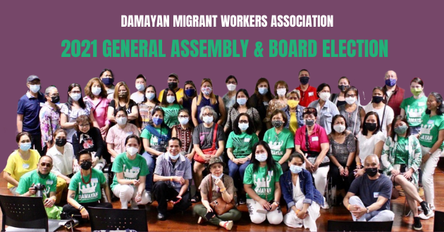 Celebration and Determination at the 2021 Damayan General Assembly and Board of Directors Election
