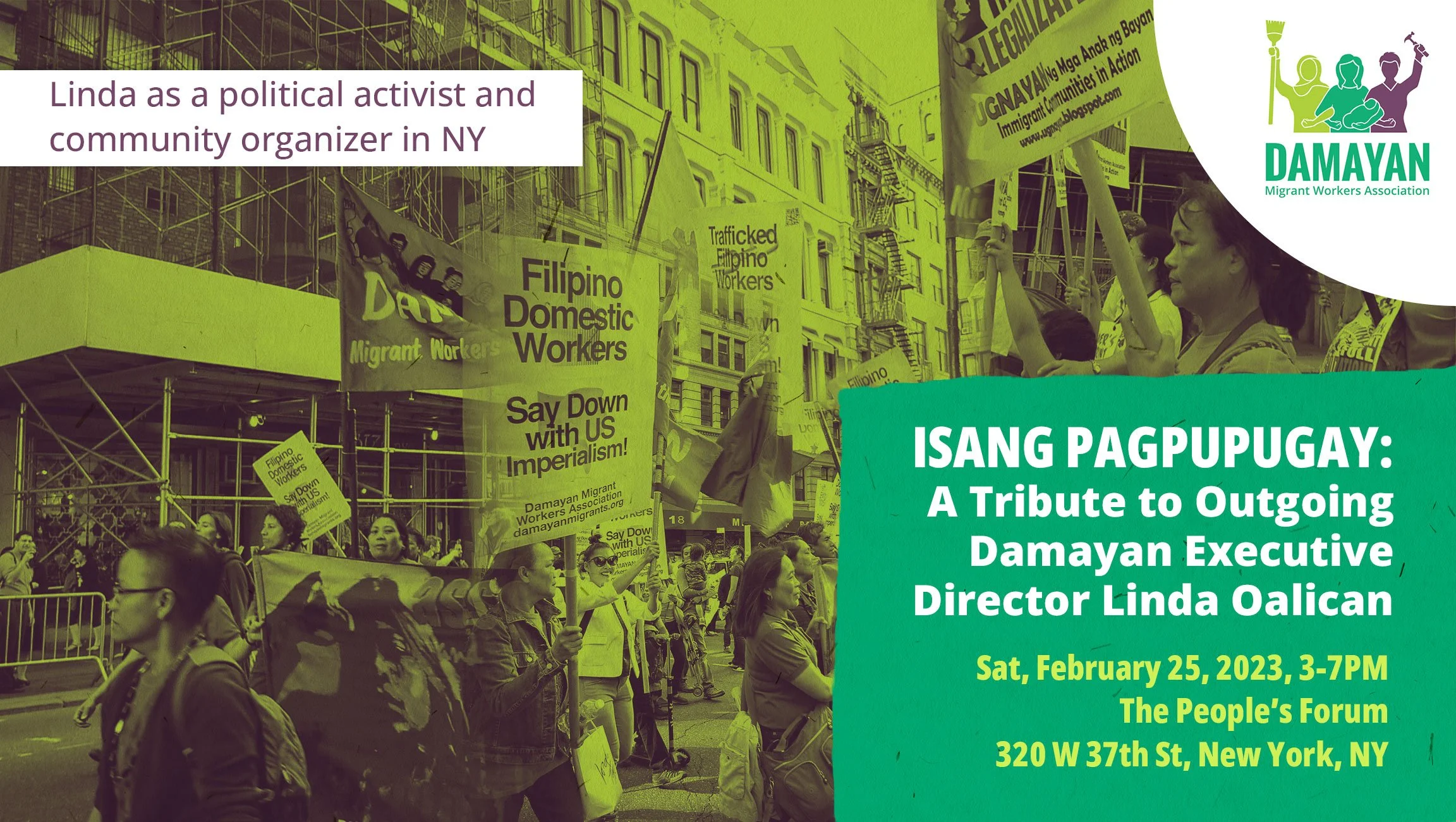 Linda as a Co Founder and Damayan Visionary 