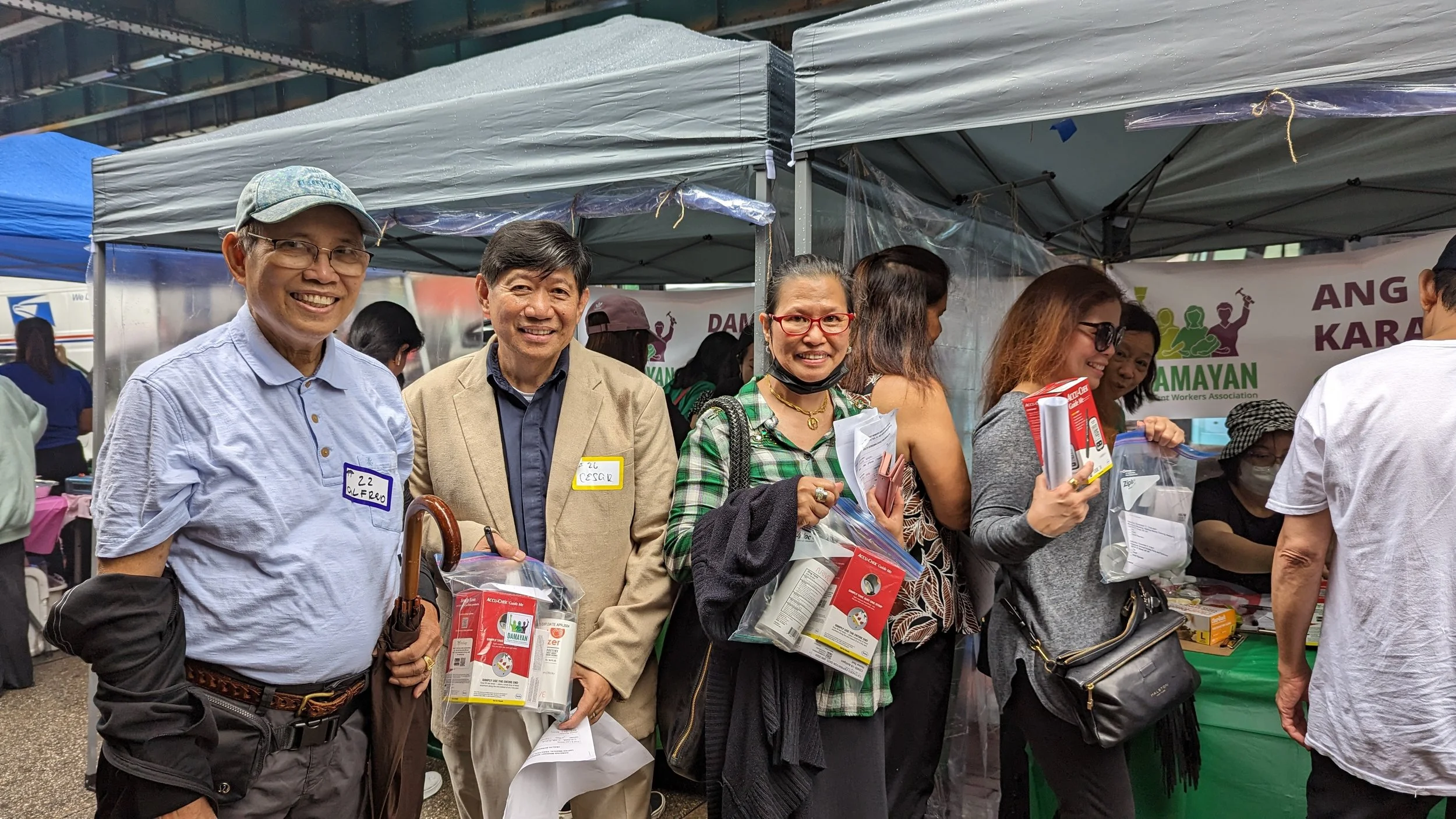 Damayan’s Free Health Screening at the Little Manila Street Food Festival 