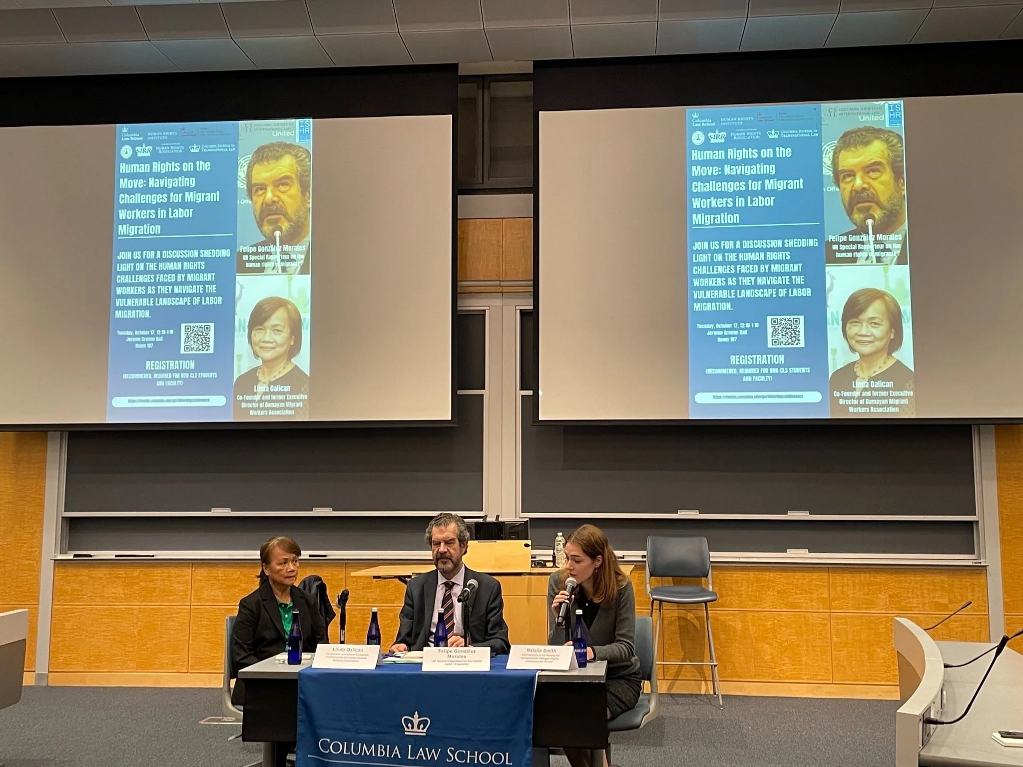 Linda Oalican joined UN Special Rapporteur on the Human Rights of Migrant Workers