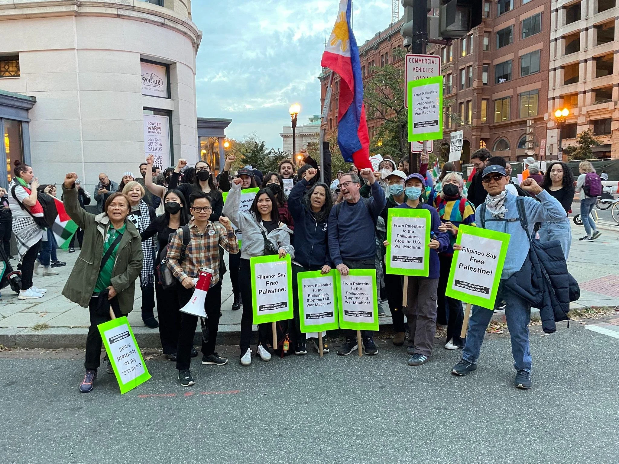Damayan Joined Various Mobilizations to Call for Freedom for Palestine