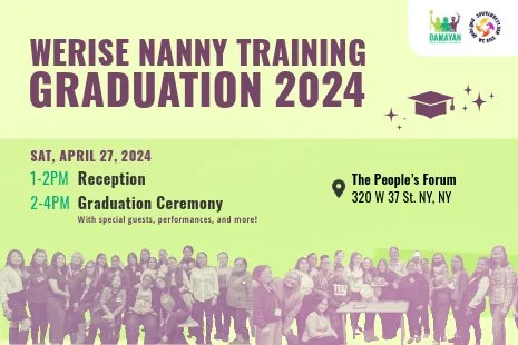 WeRise Nanny Training Graduation Ceremony