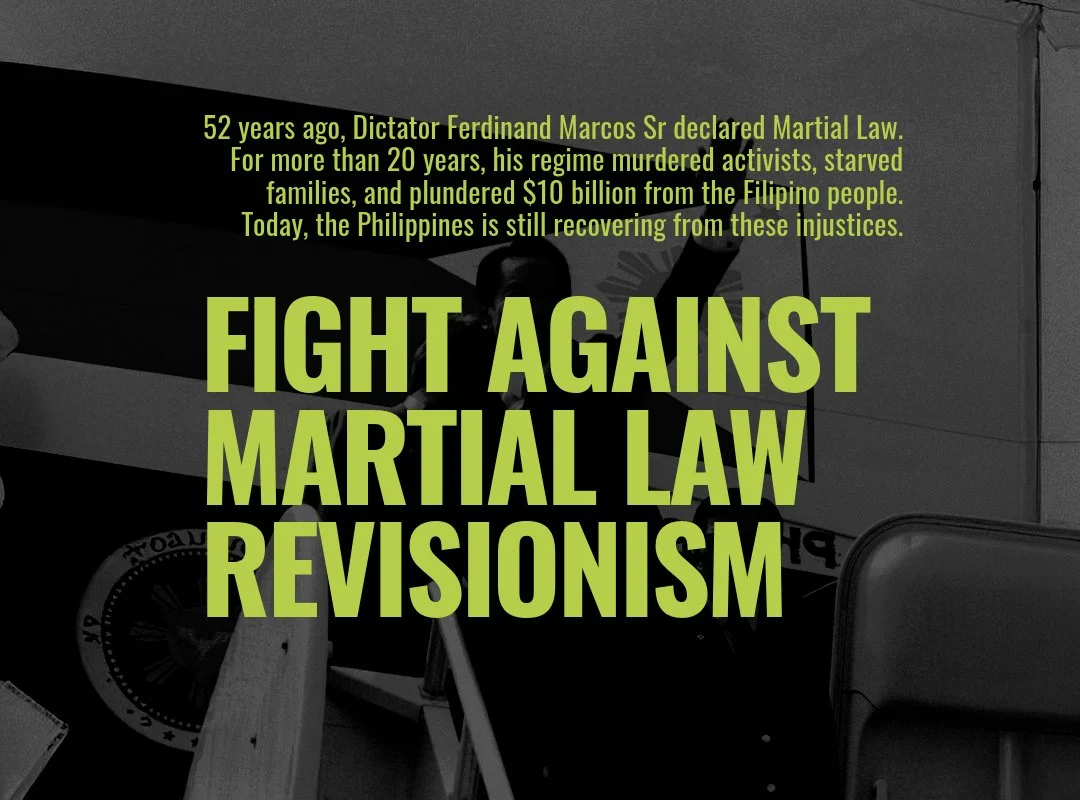September 21 is the Anniversary of Martial Law
