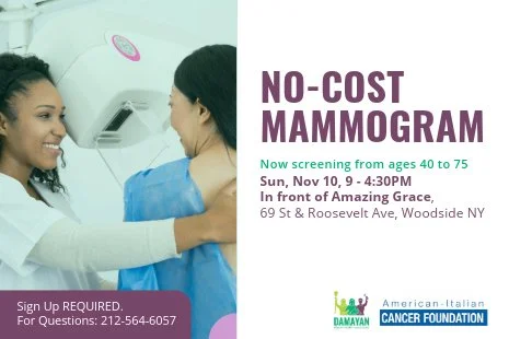 No-Cost Mammogram