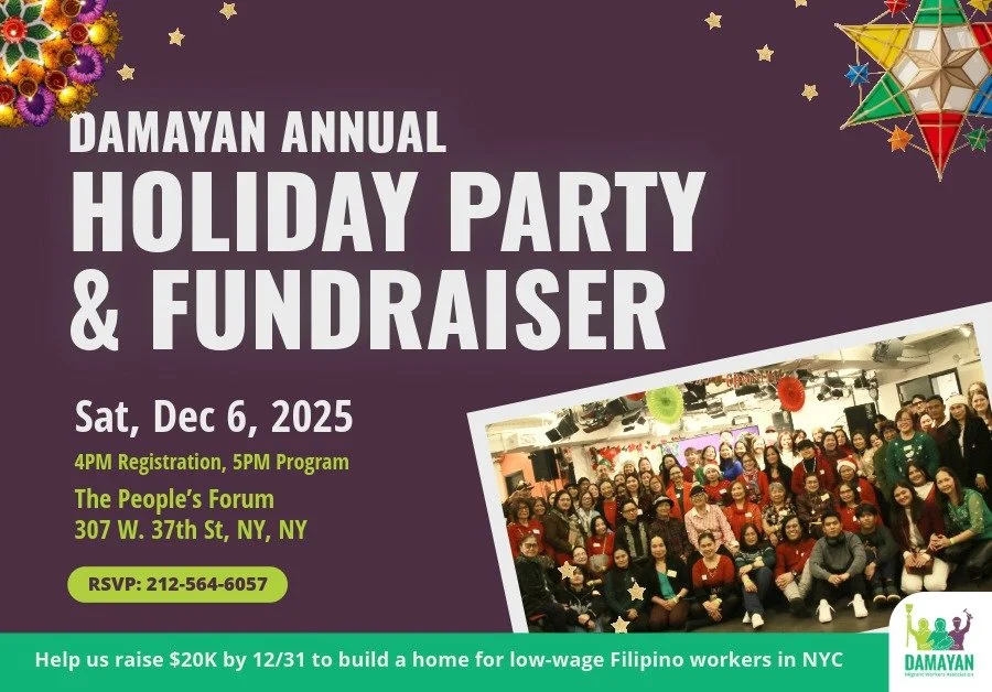 Damayan Annual Holiday Party and Fundraiser