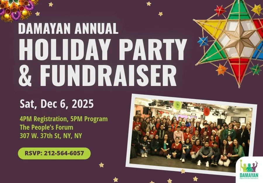 Damayan Annual Holiday Party and Fundraiser