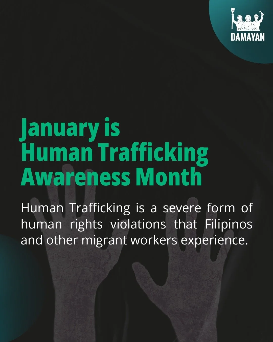 January is Human Trafficking Awareness Month - Know the Signs of Labor Trafficking