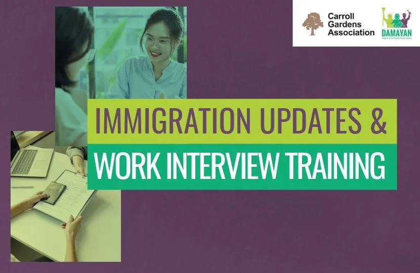 Immigration Updates & Work Interview Training