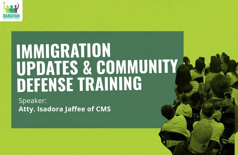 ImmigrationUpdates &amp; CommunityDefense Training