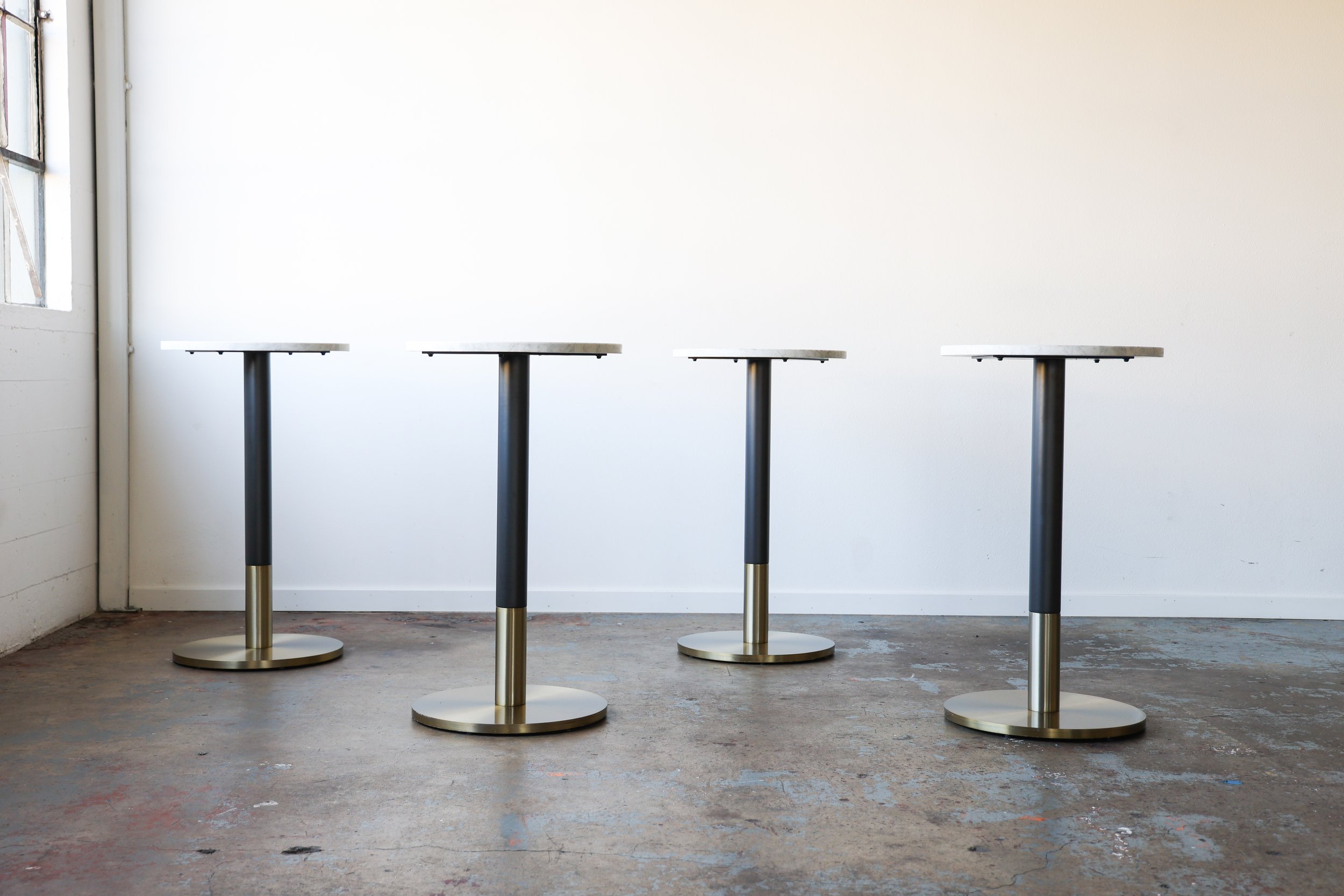 8 Marble Top Bistro Tables