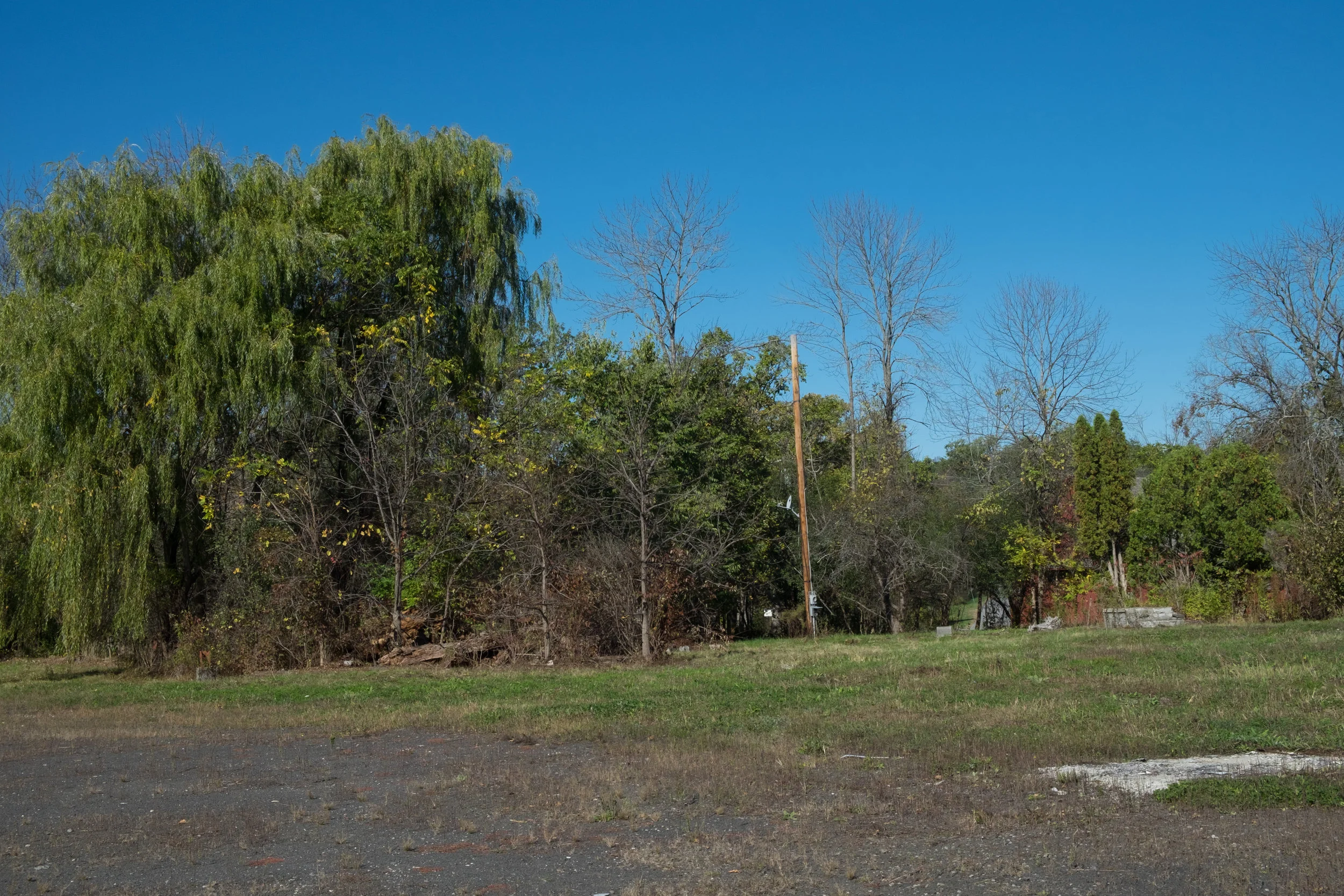 A scene of the new barn site along Route 9W.