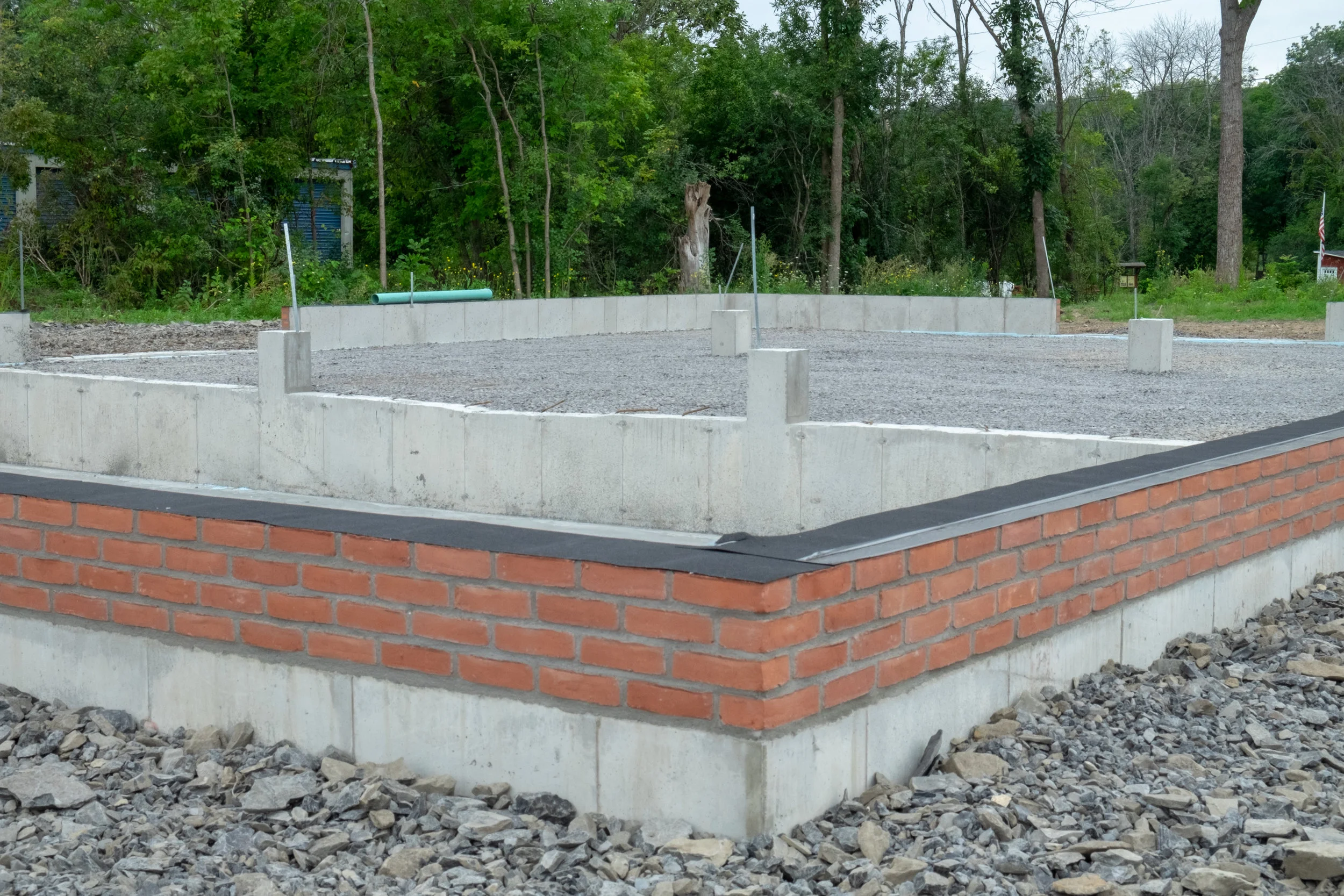 Foundation completed.