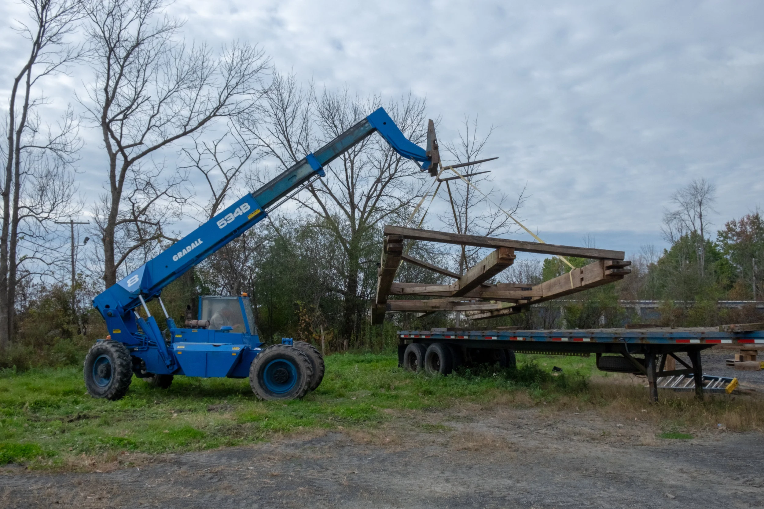 Unloading the Trailer