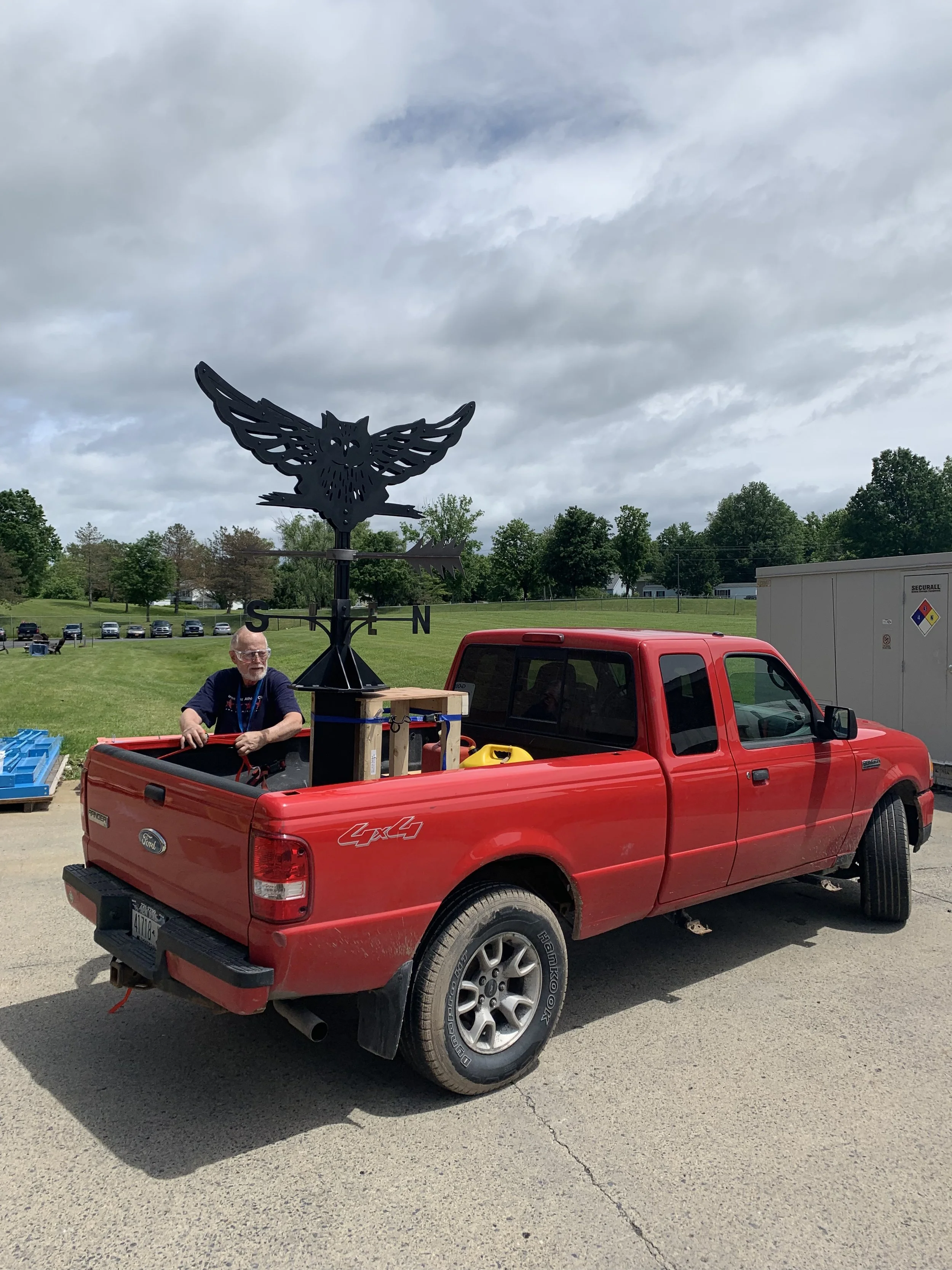  Weathervane  going for a ride. 