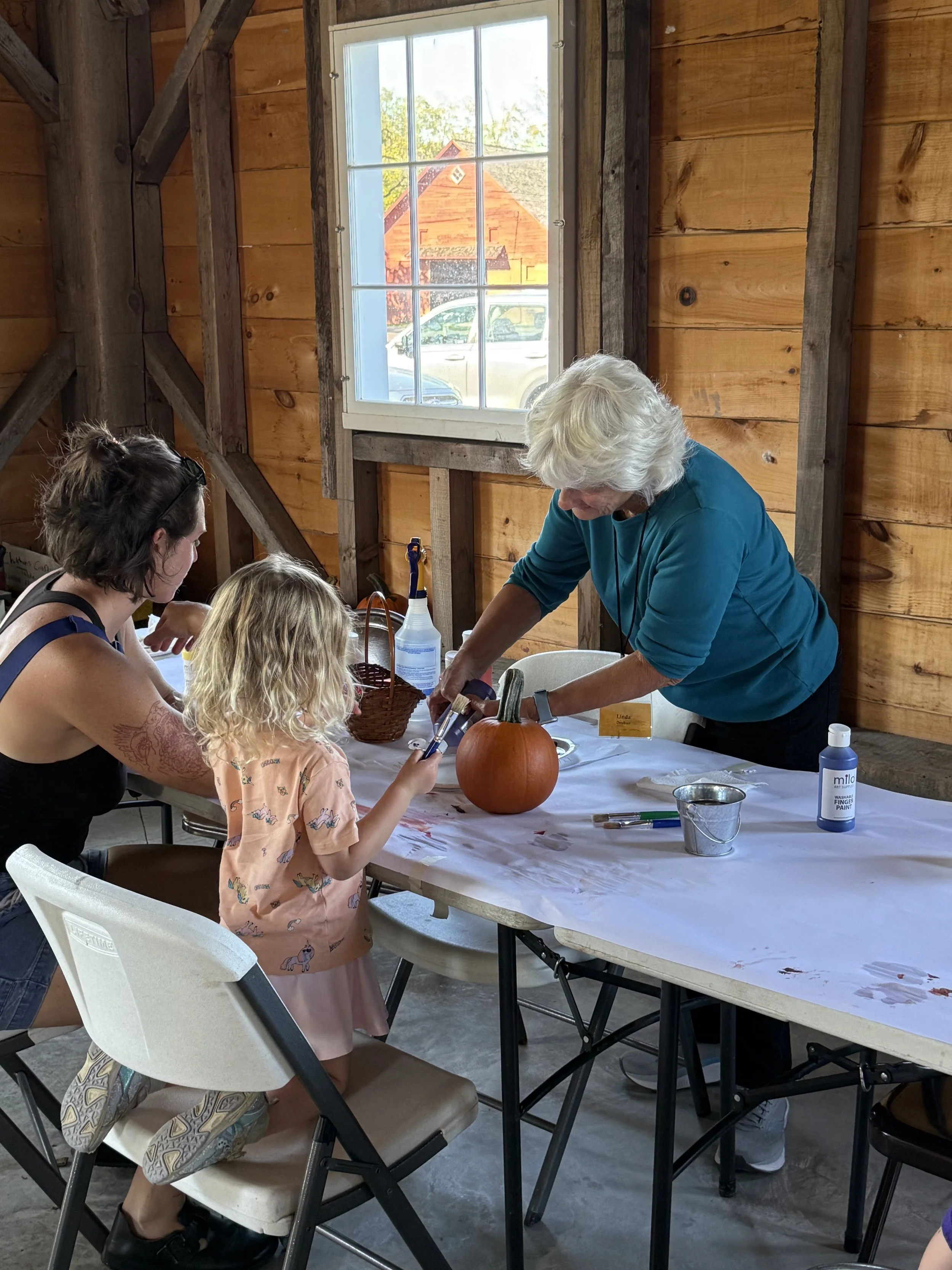 GCHS-pumpkin painting in barn.jpg