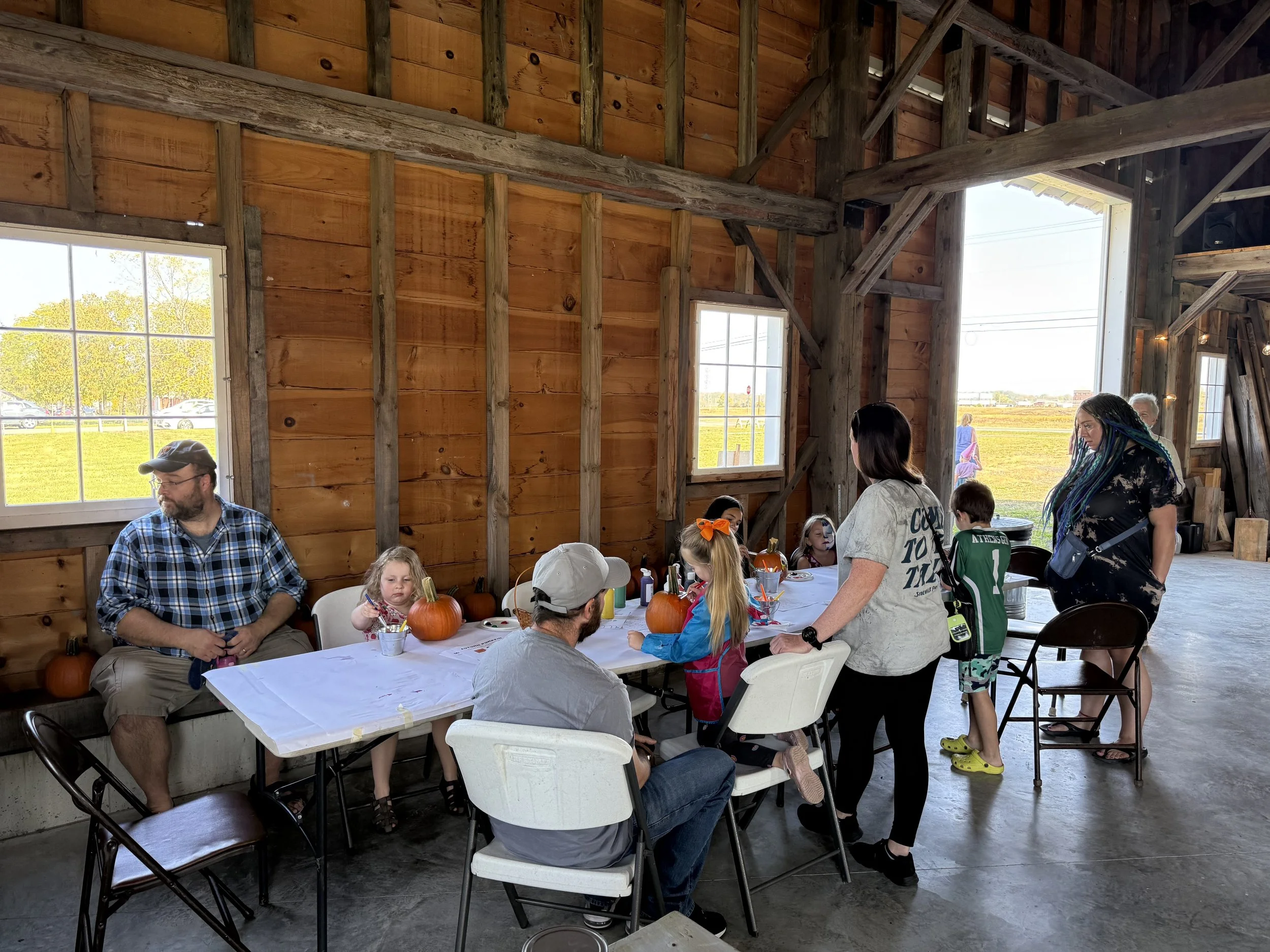 GCHS-Kids event at craft fair in barn.jpg